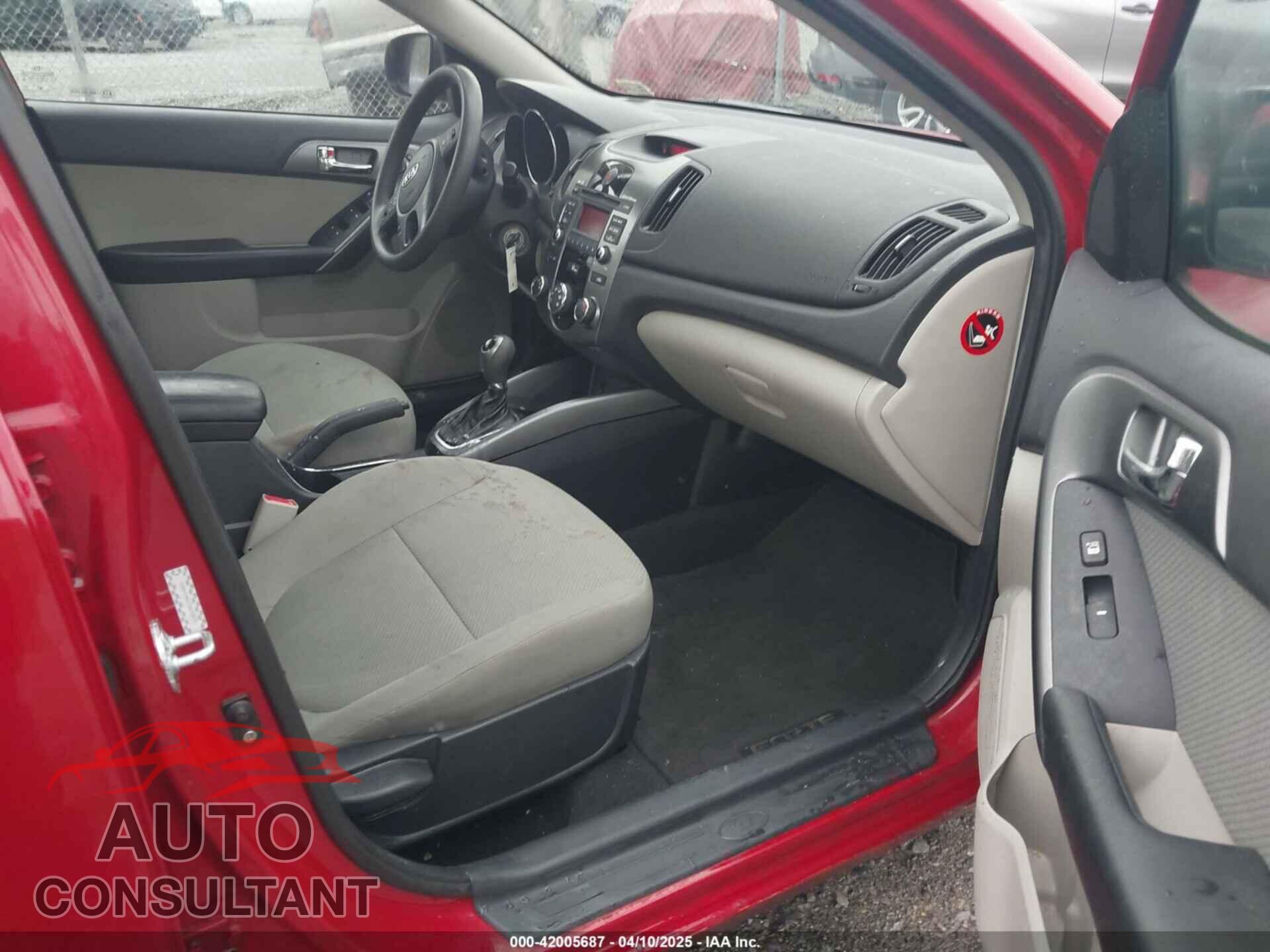KIA FORTE 2013 - KNAFU4A27D5729222
