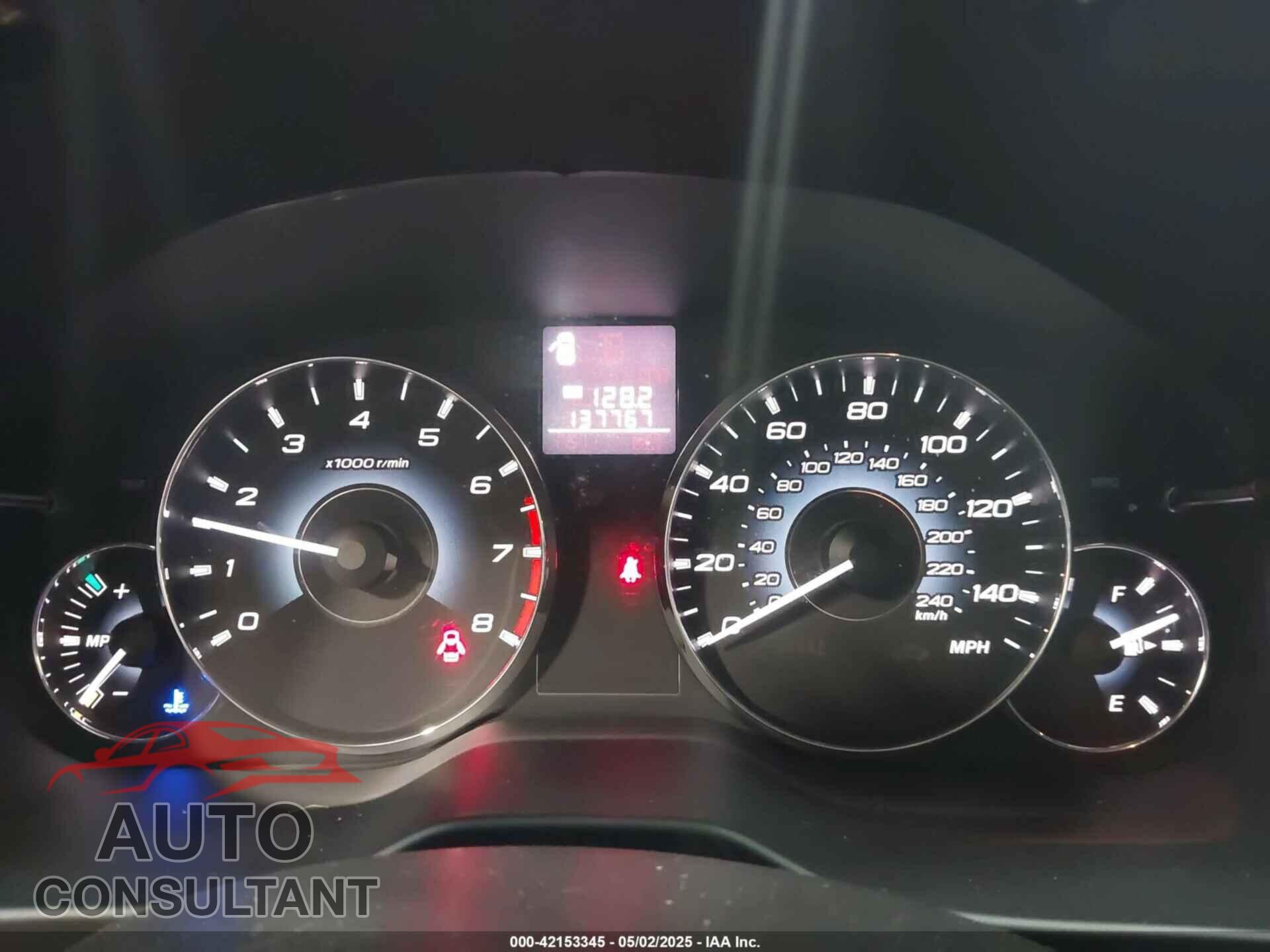 SUBARU OUTBACK 2011 - 4S4BRBAC5B1407551
