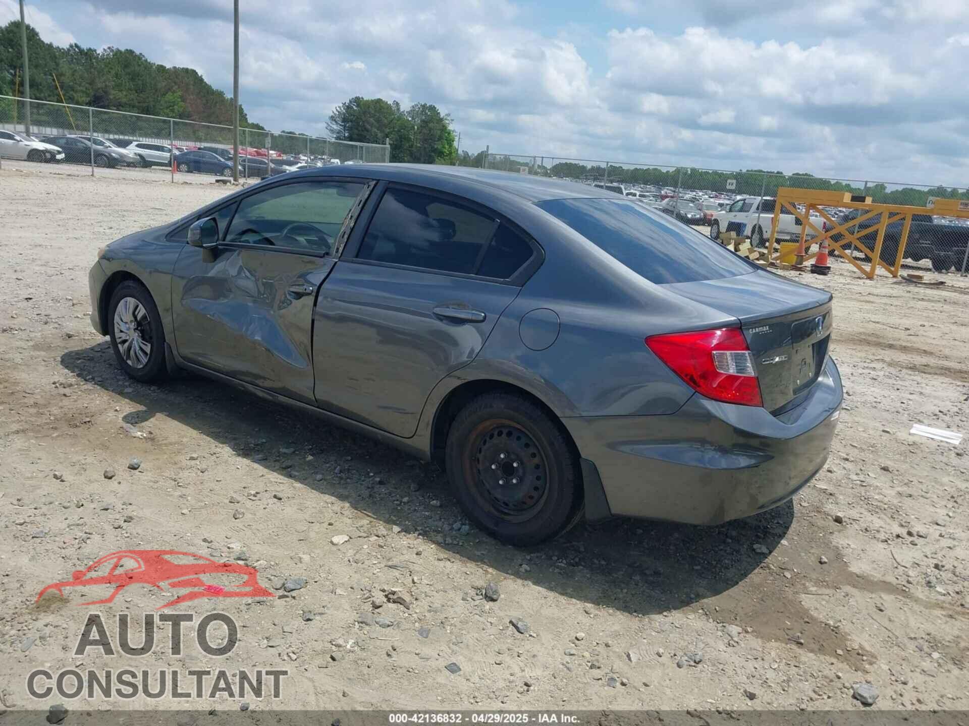 HONDA CIVIC 2012 - 19XFB2F54CE038958