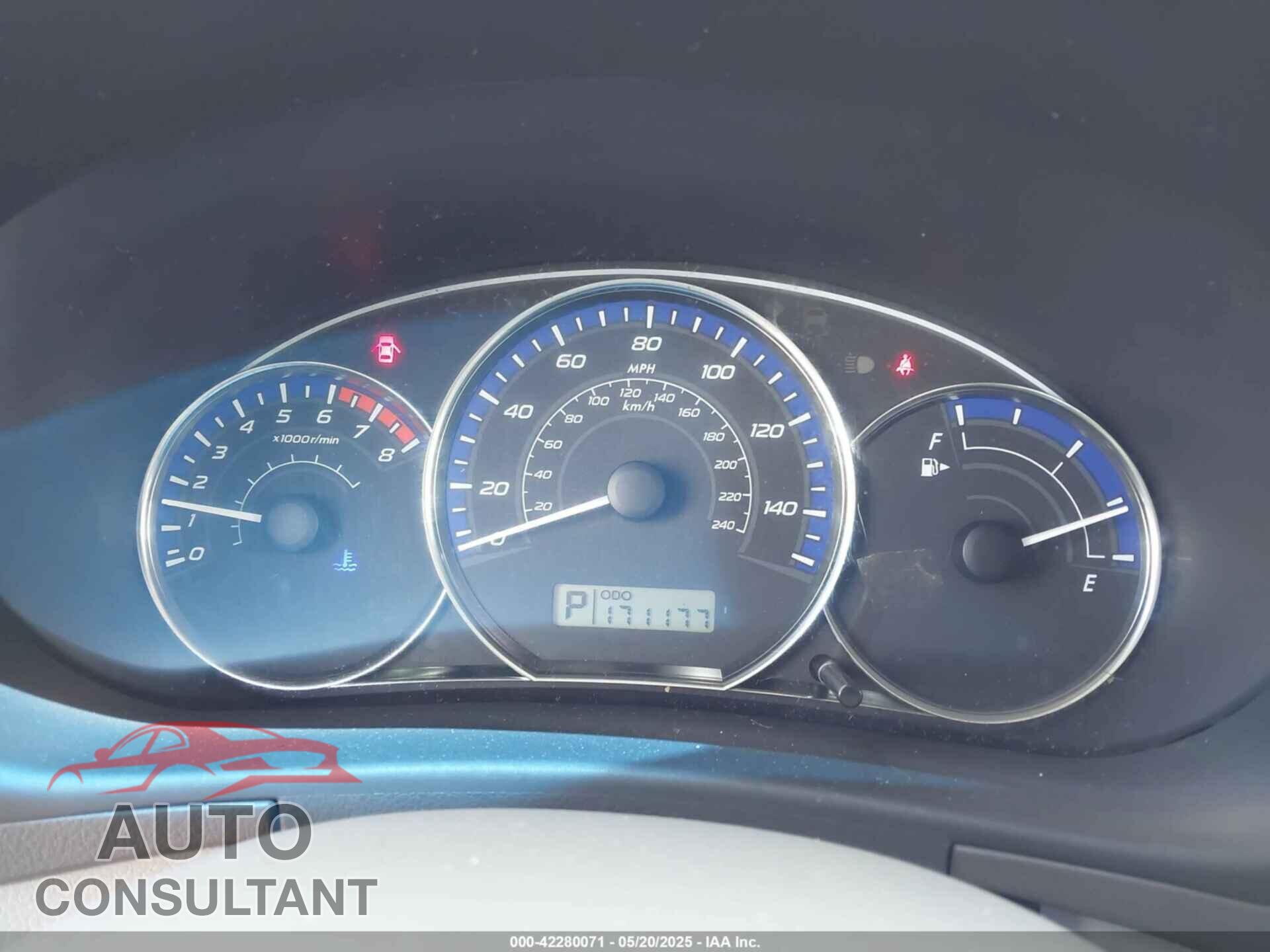 SUBARU FORESTER 2010 - JF2SH6CC7AH732611