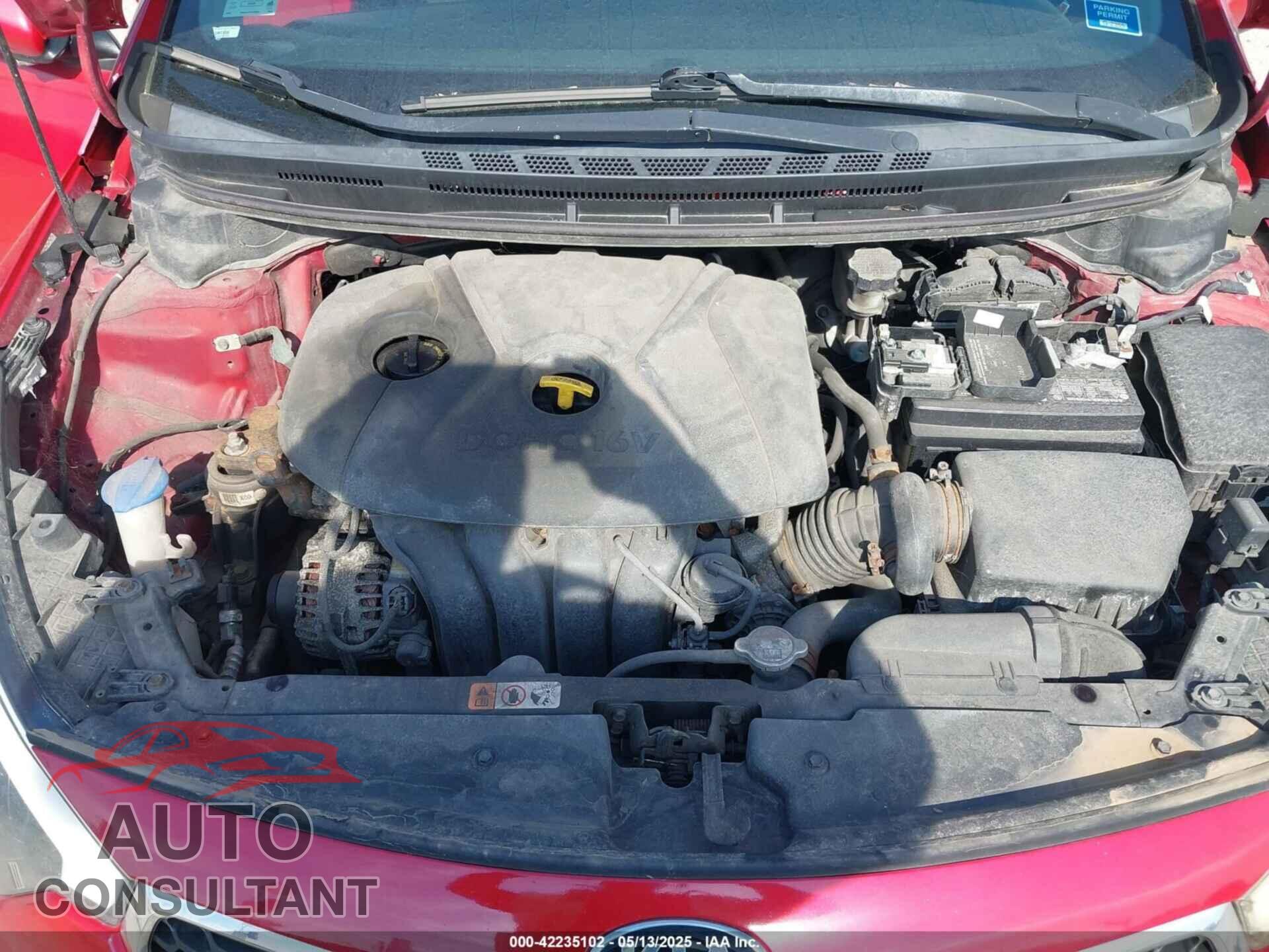 KIA FORTE 2016 - KNAFK4A63G5566551
