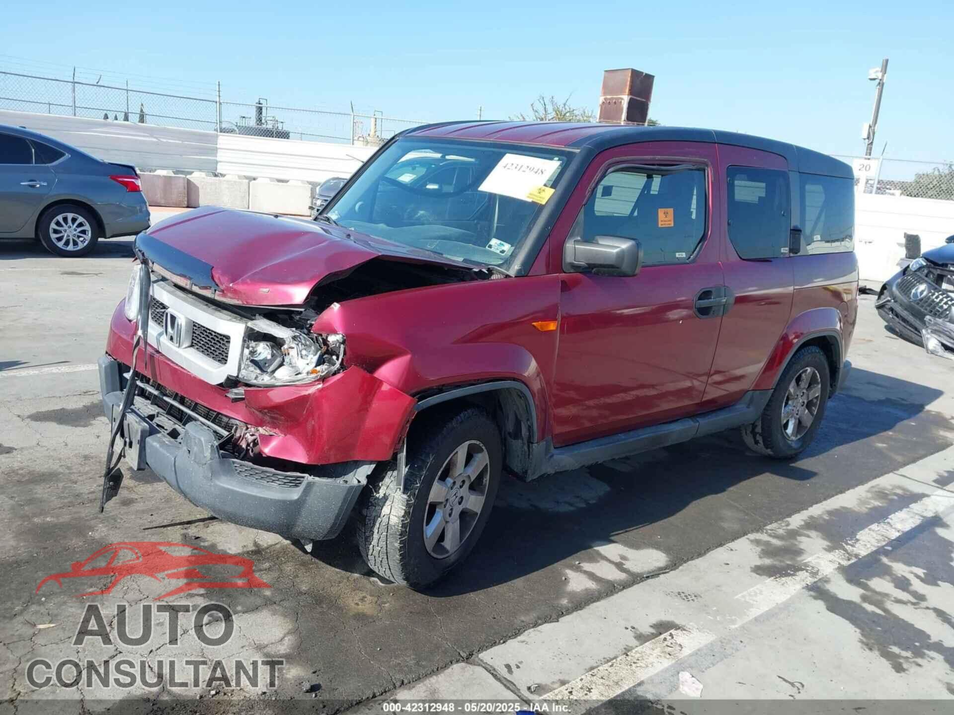 HONDA ELEMENT 2010 - 5J6YH2H76AL003679