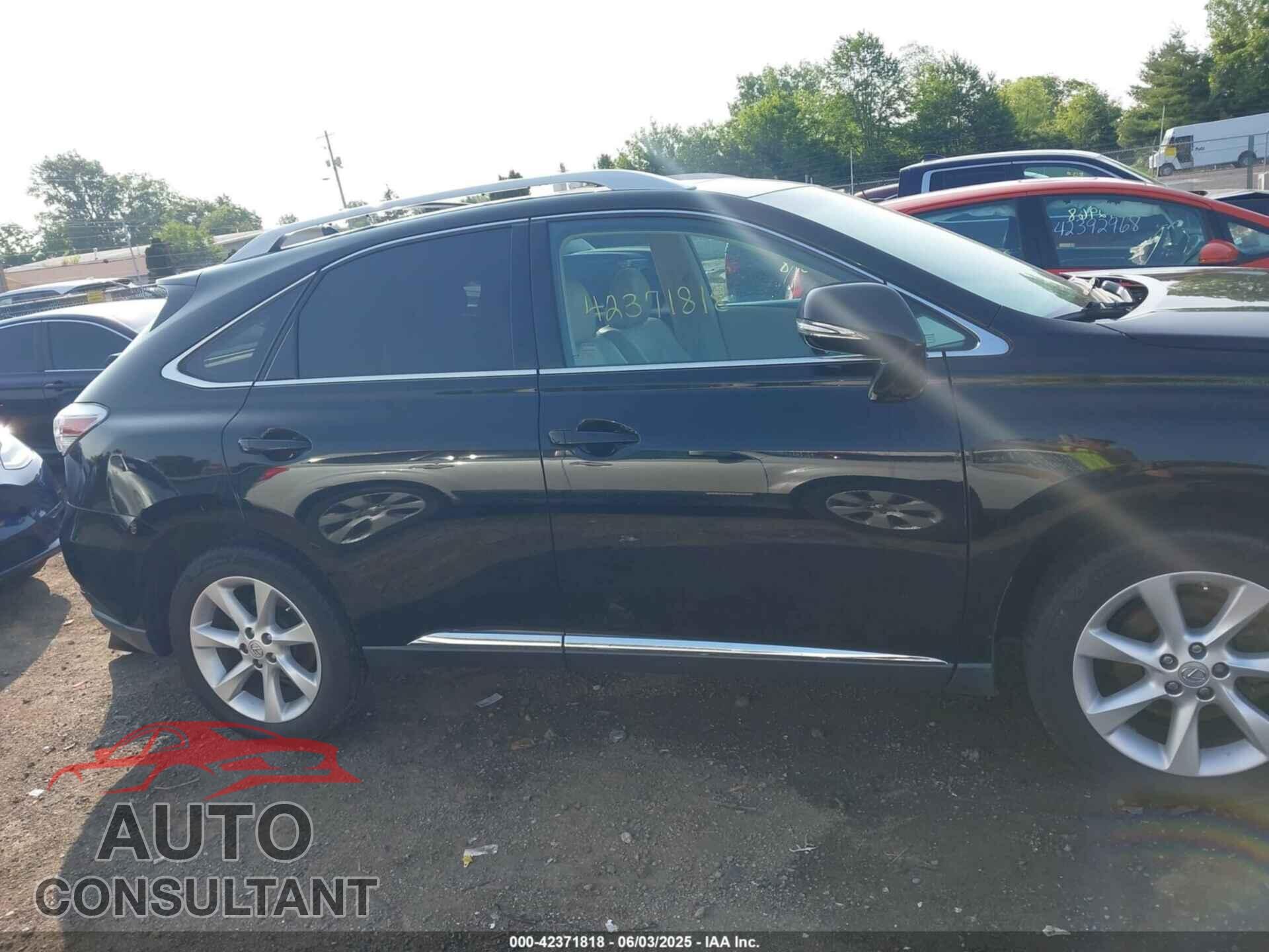LEXUS RX 350 2011 - 2T2BK1BA2BC116285
