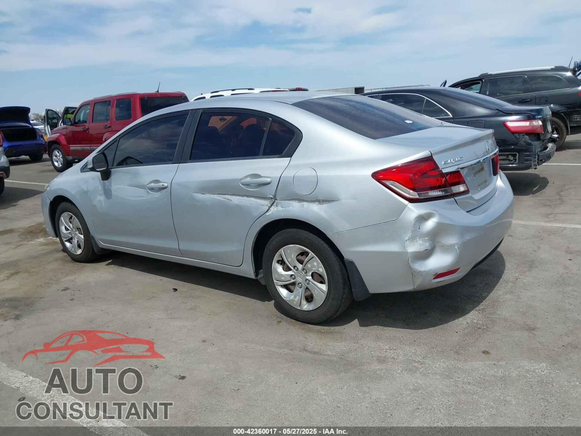 HONDA CIVIC 2013 - 2HGFB2F59DH300240