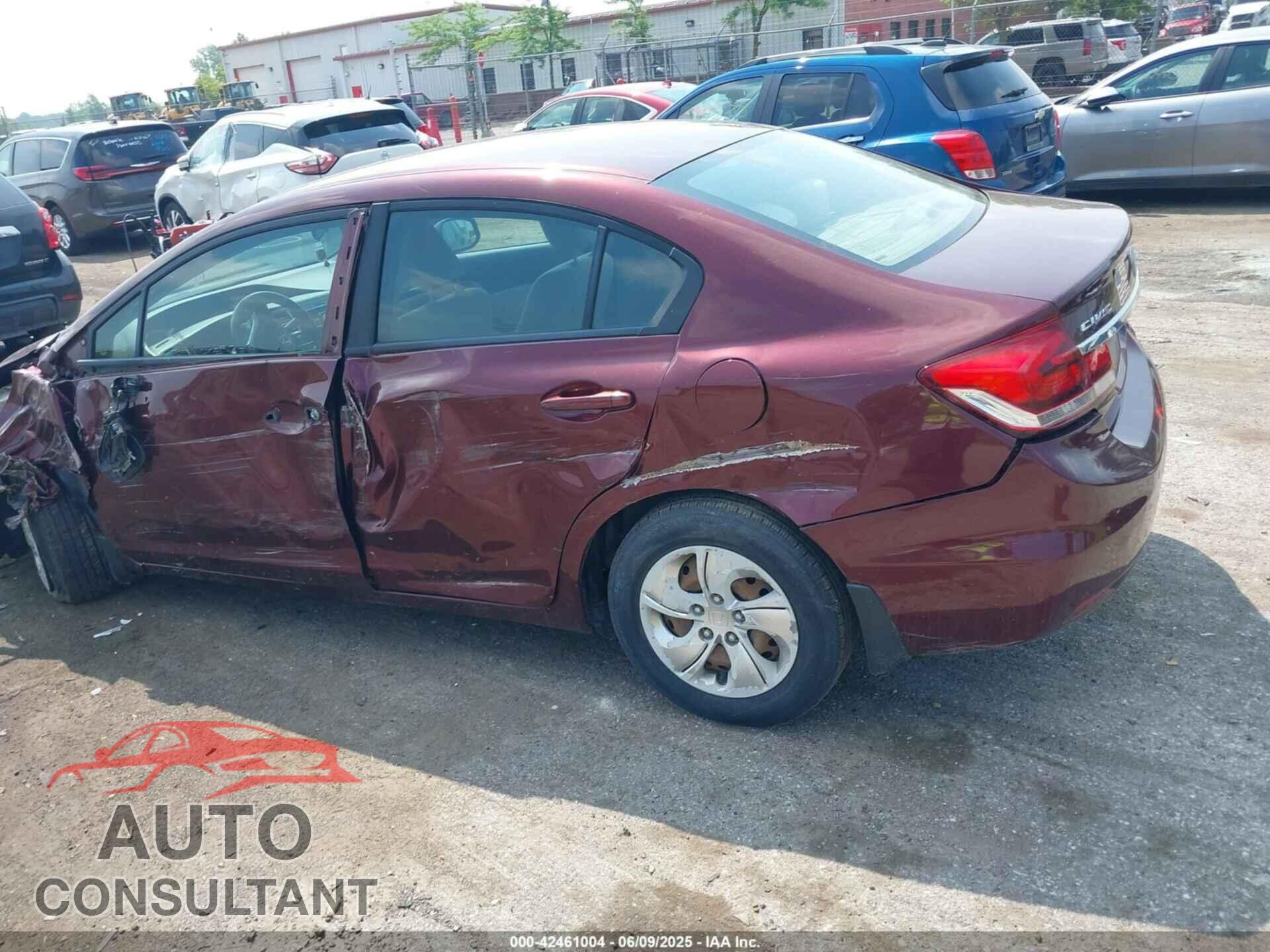 HONDA CIVIC 2013 - 19XFB2F51DE204242