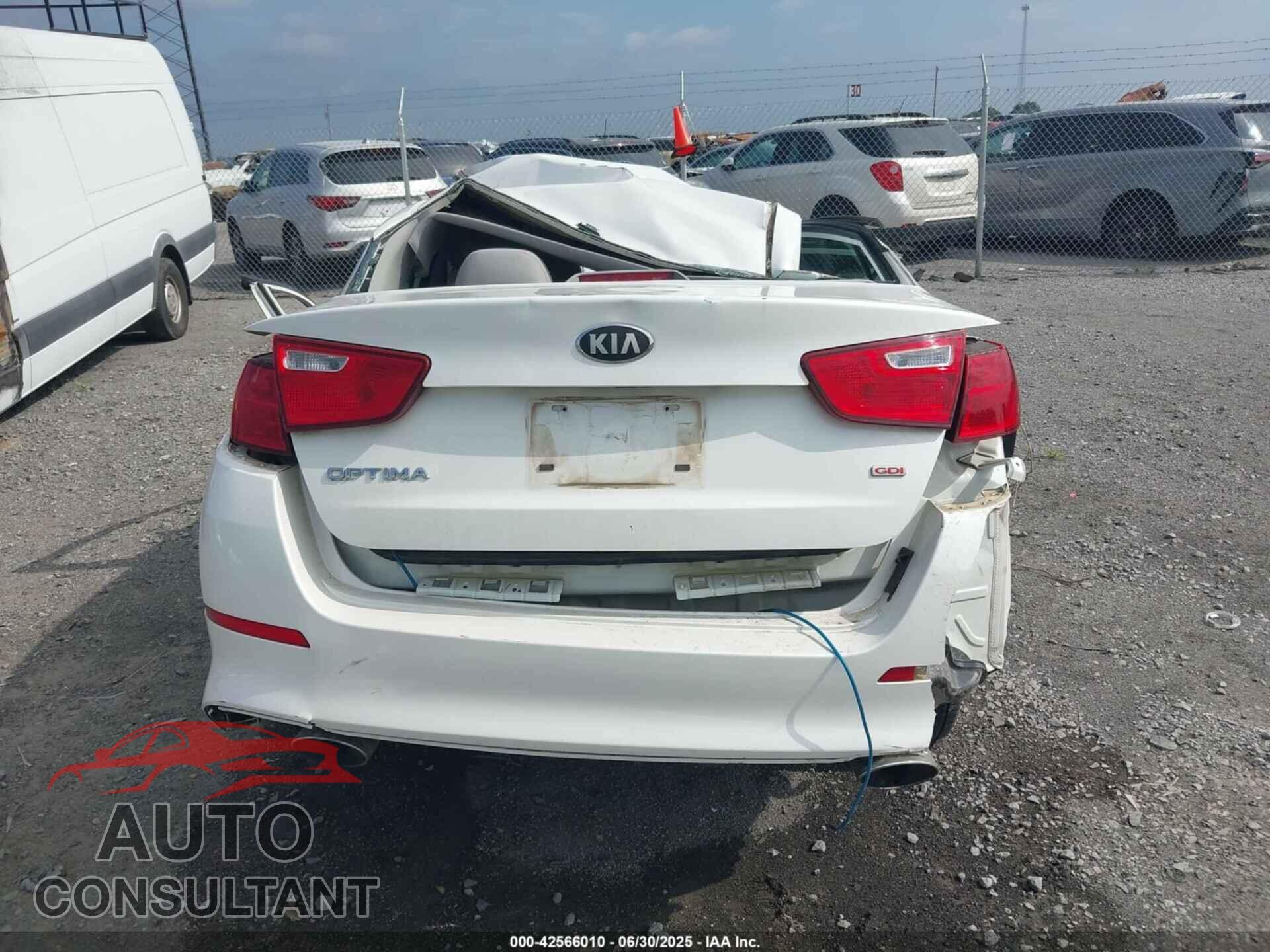 KIA OPTIMA 2015 - KNAGM4A75F5529894