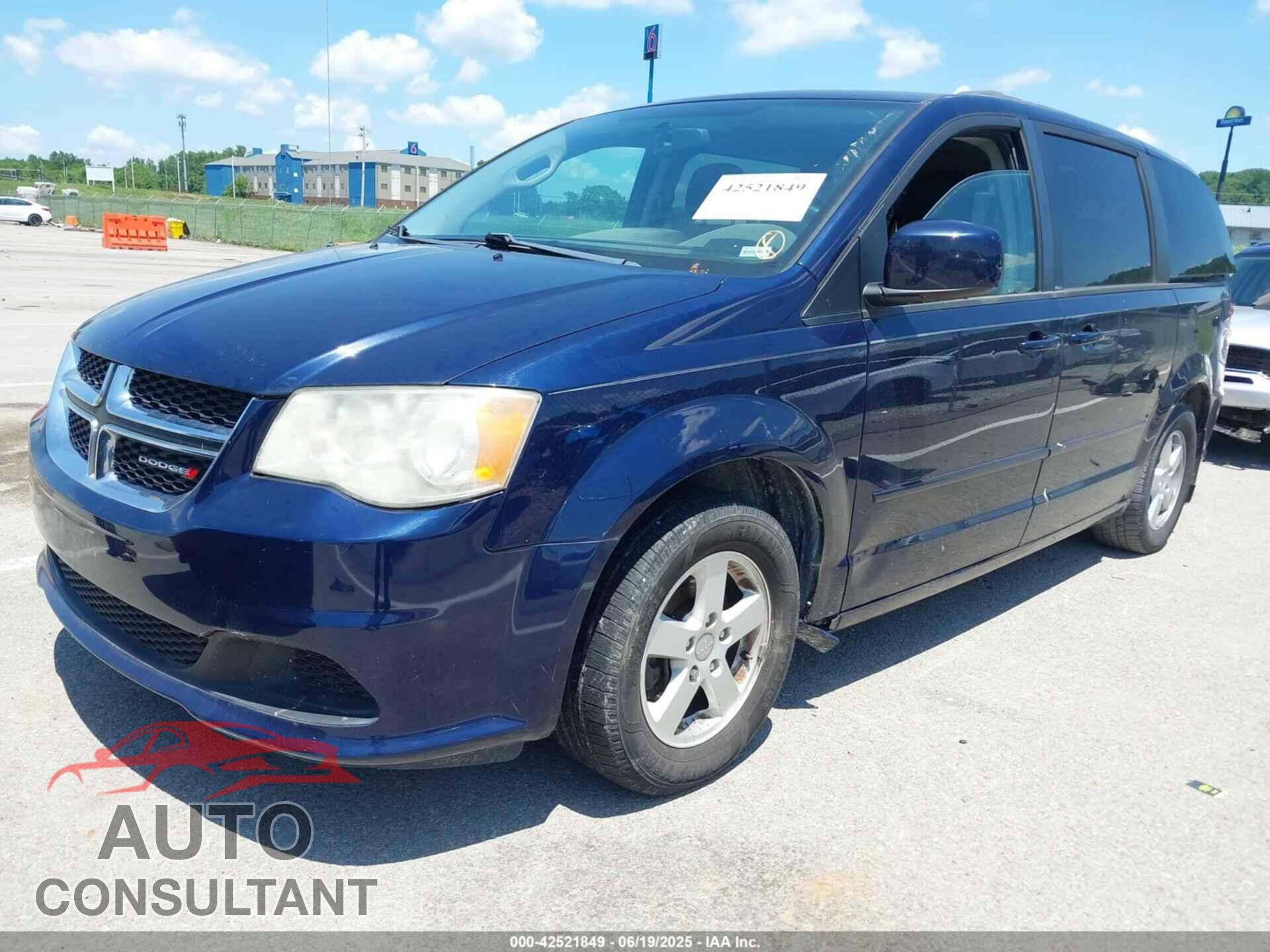 DODGE GRAND CARAVAN 2012 - 2C4RDGCG8CR298868