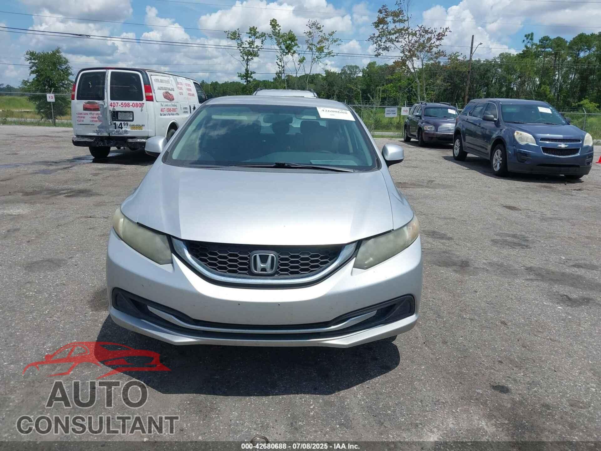 HONDA CIVIC 2013 - 19XFB2F56DE005607
