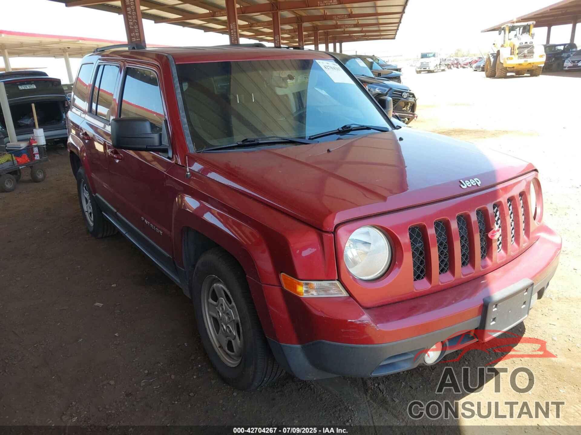 JEEP PATRIOT 2015 - 1C4NJPBA8FD235474