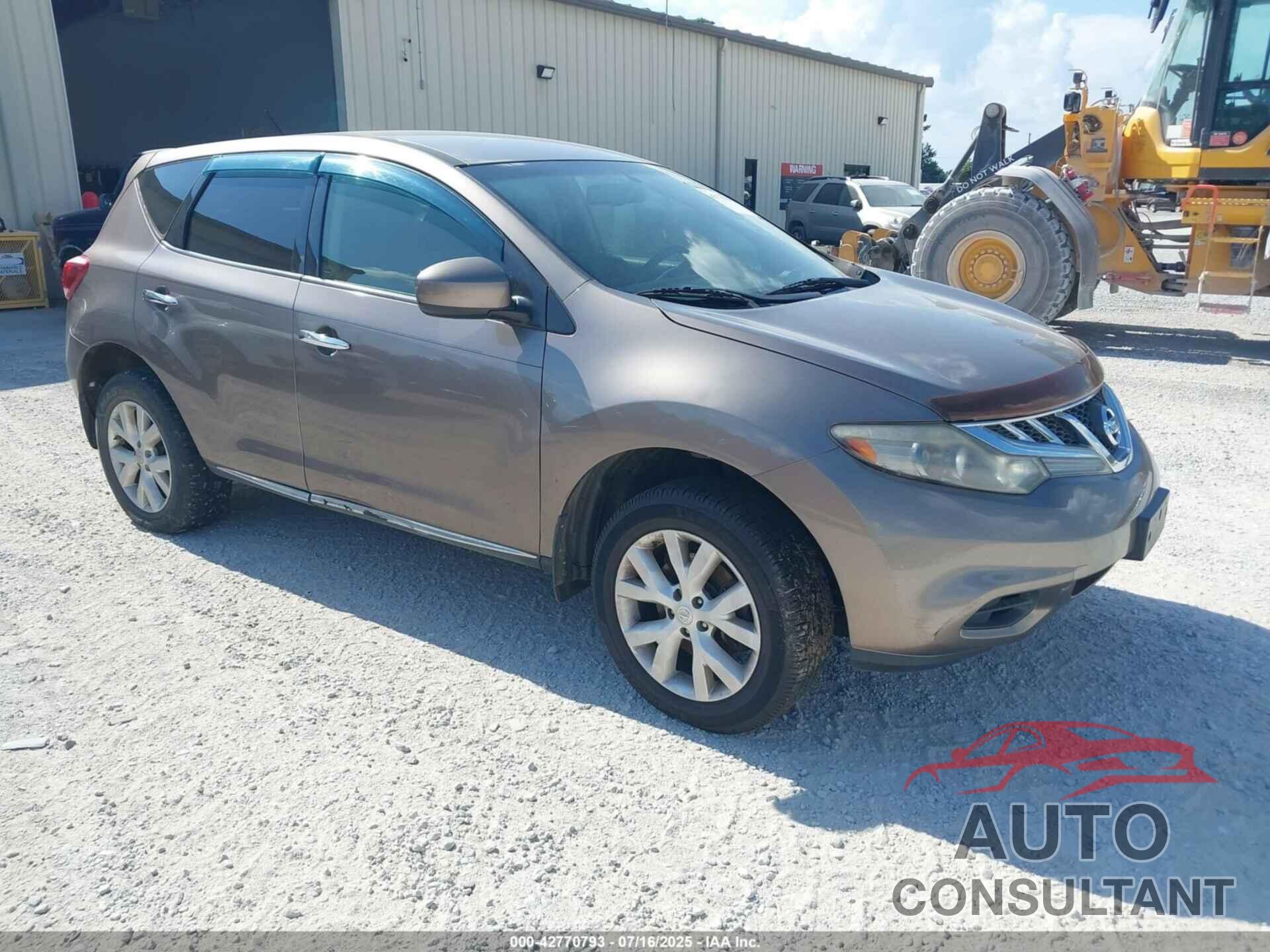 NISSAN MURANO 2012 - JN8AZ1MWXCW238779