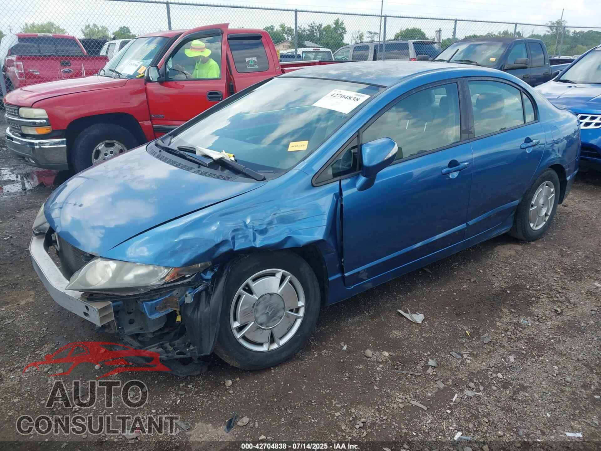 HONDA CIVIC HYBRID 2010 - JHMFA3F28AS007767