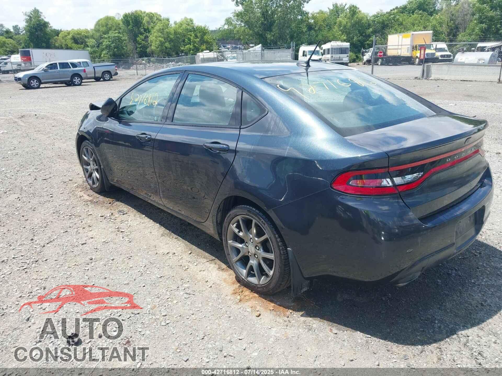 DODGE DART 2014 - 1C3CDFBB7ED902734