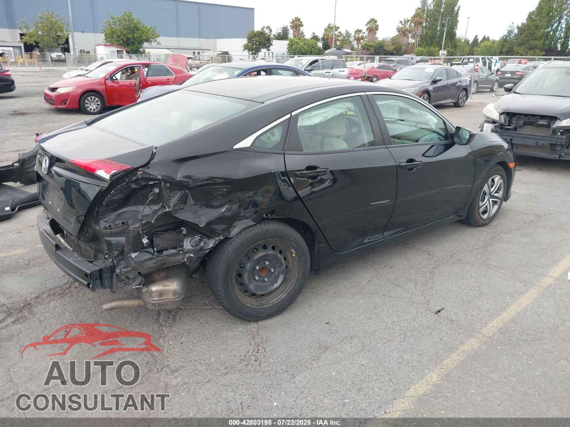HONDA CIVIC 2016 - 19XFC2F58GE201663