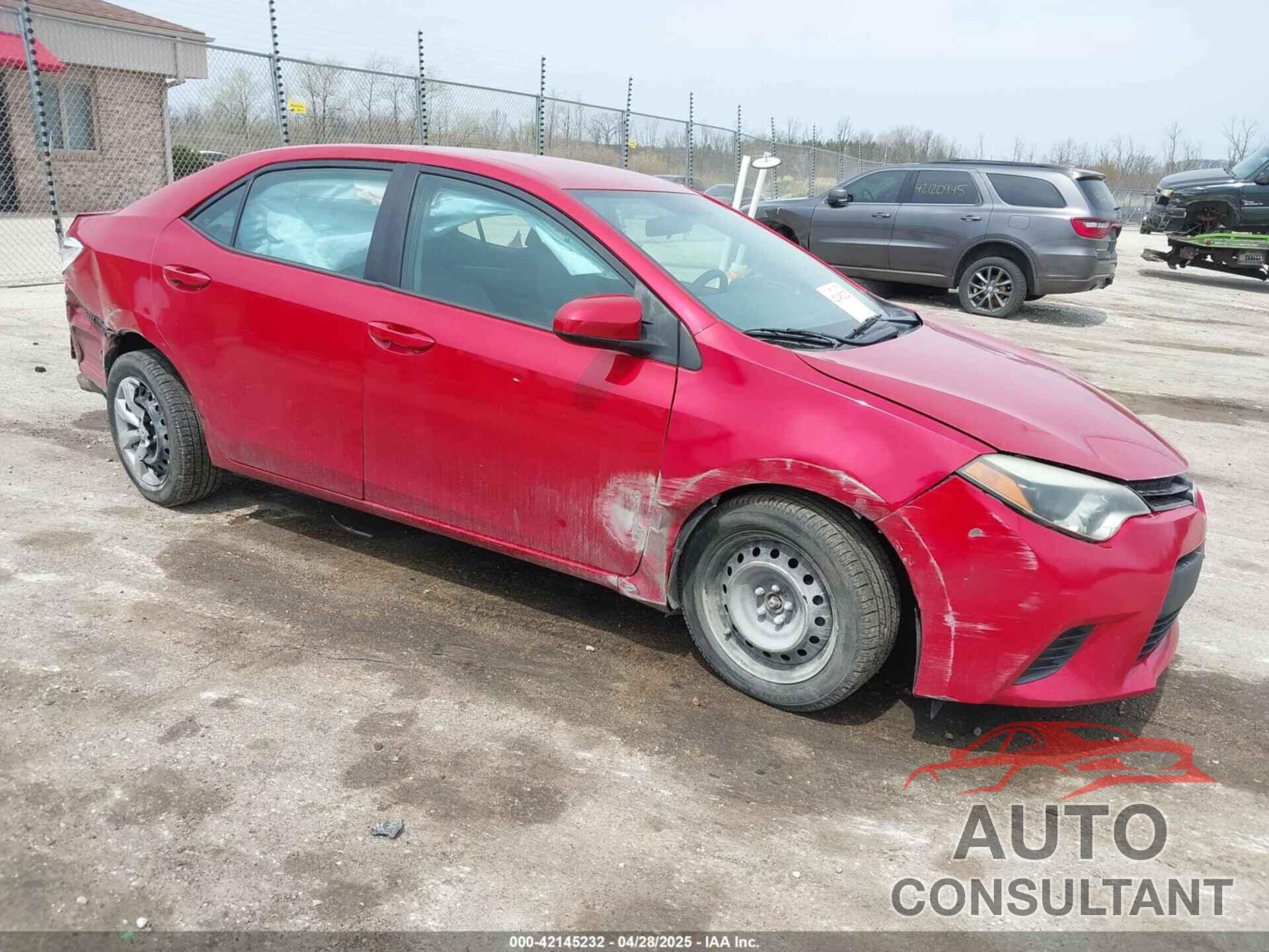 TOYOTA COROLLA 2014 - 5YFBURHE2EP033130