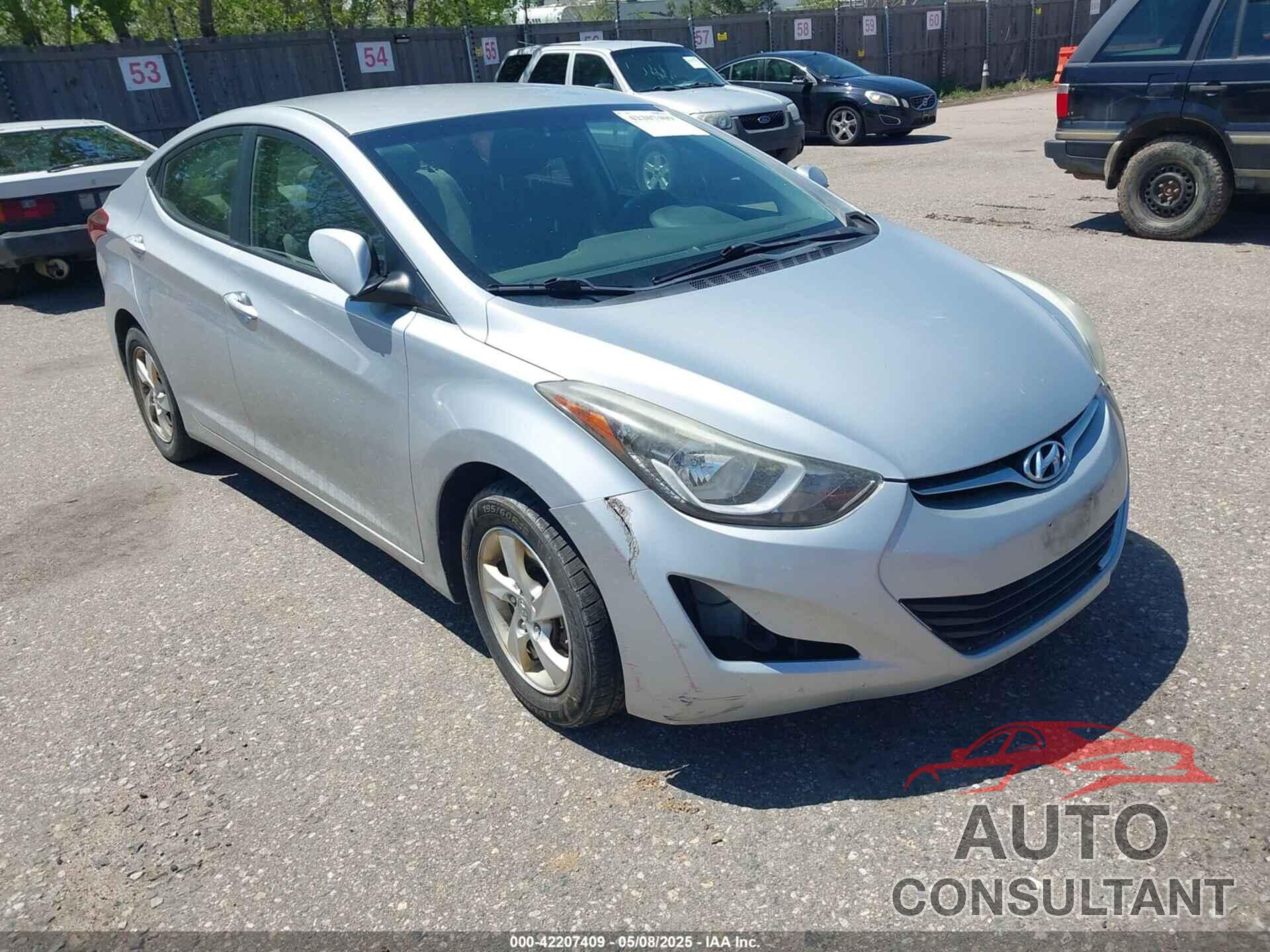 HYUNDAI ELANTRA 2014 - 5NPDH4AE2EH457074