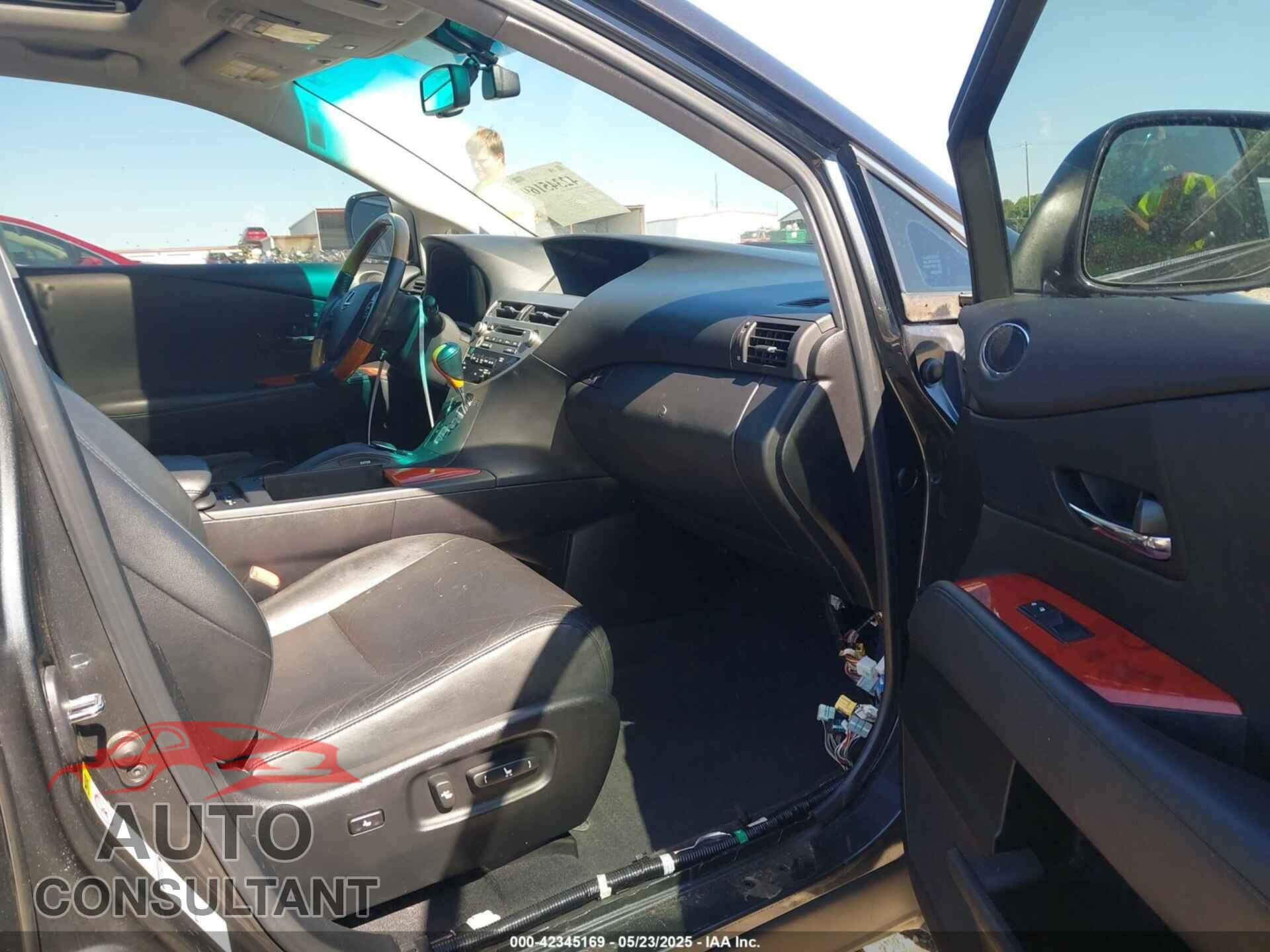 LEXUS RX 350 2011 - 2T2BK1BA6BC100395