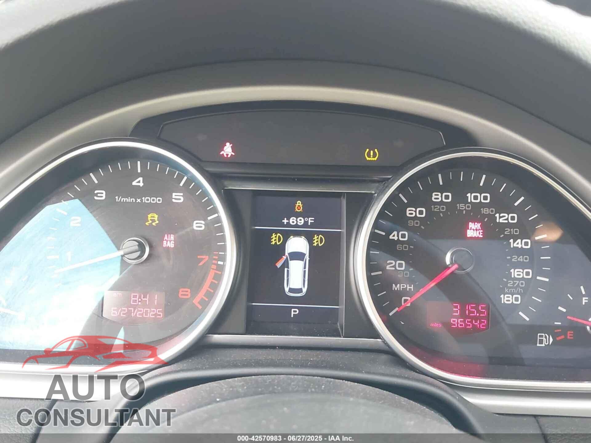 AUDI Q7 2010 - WA1LYAFE6AD007439