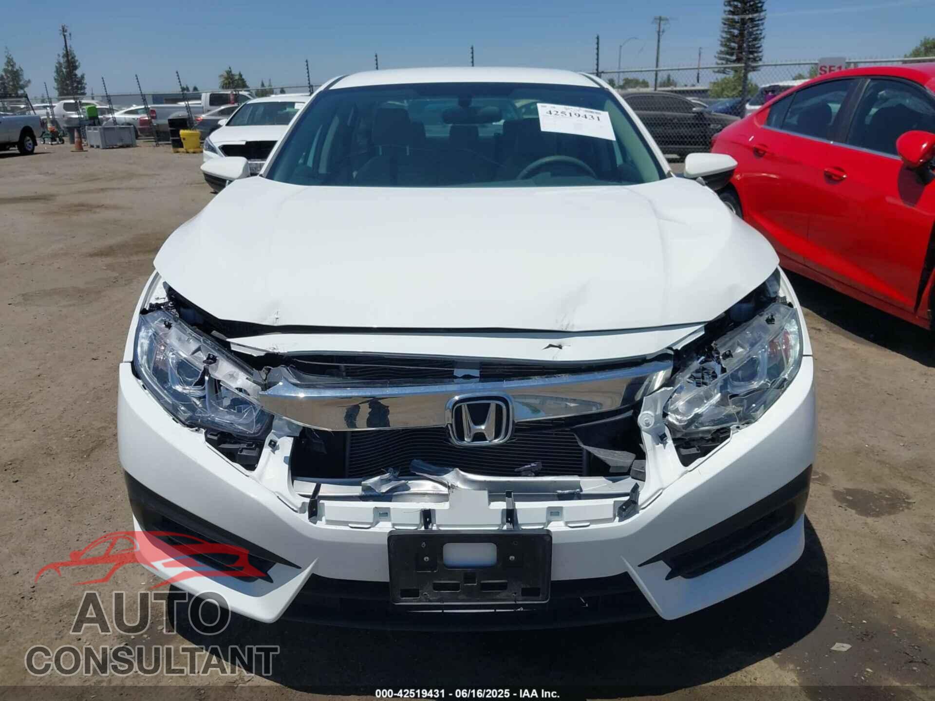 HONDA CIVIC 2017 - 19XFC2F54HE203413