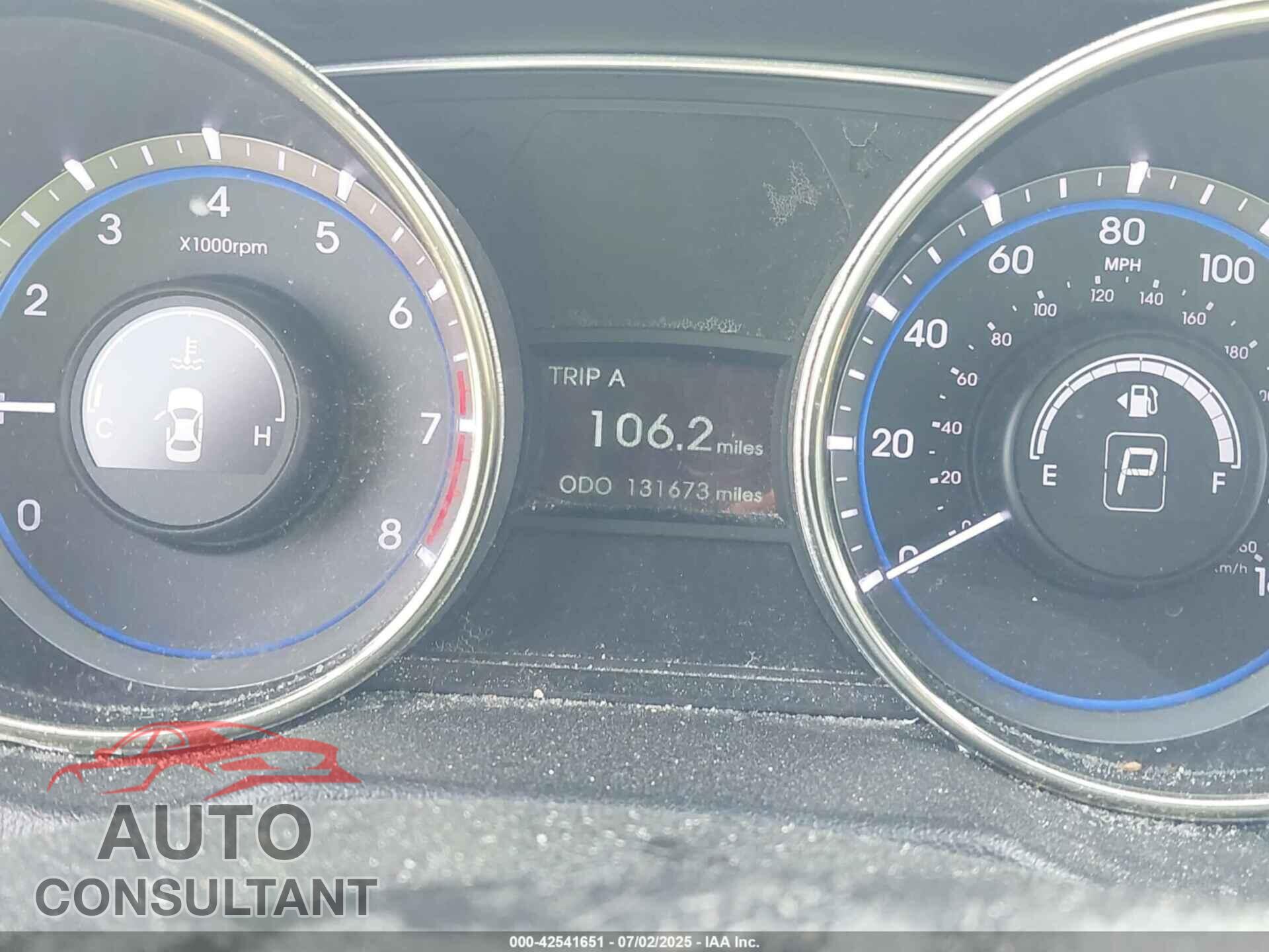 HYUNDAI SONATA 2011 - 5NPEC4AC2BH257650
