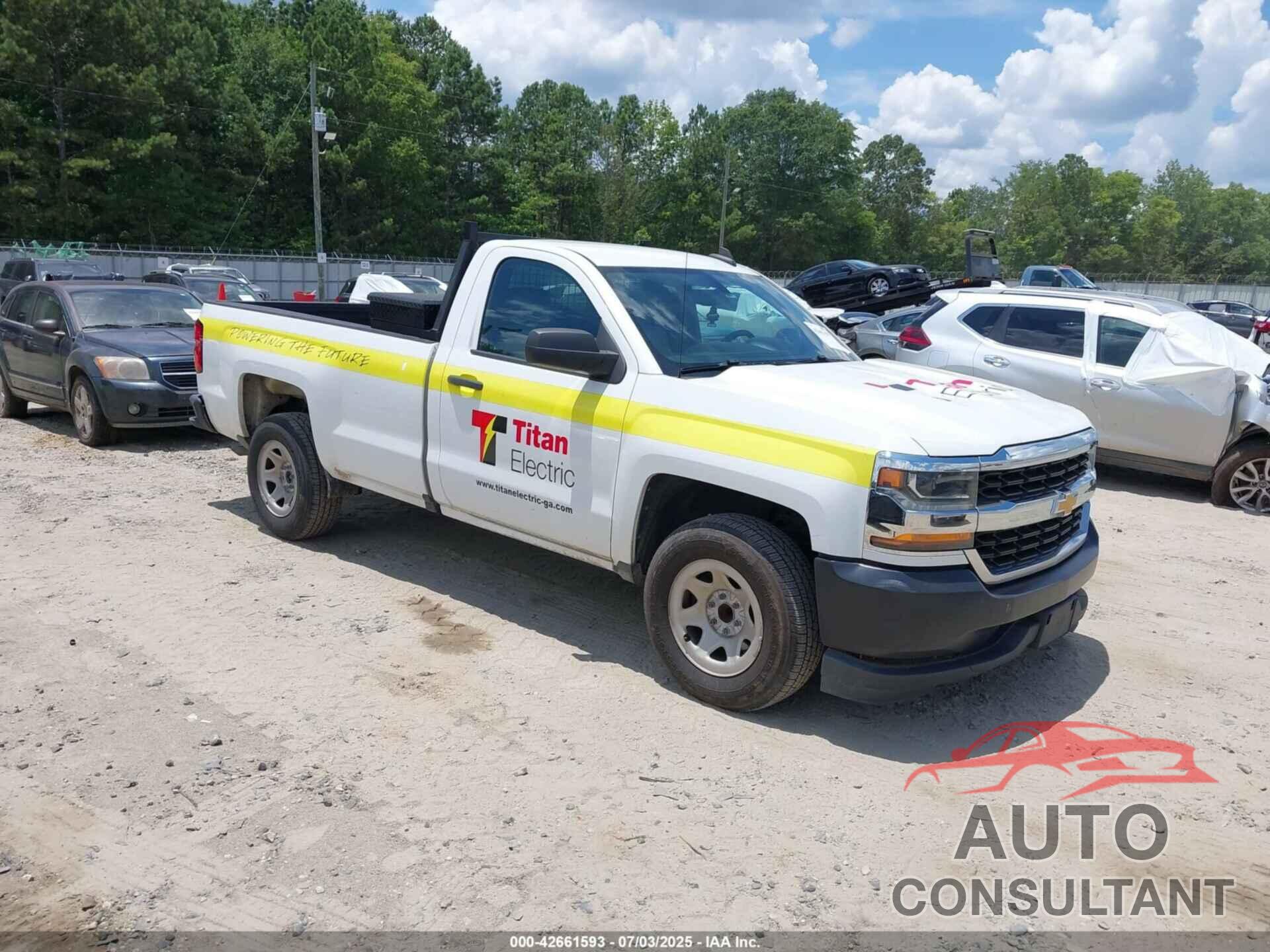 CHEVROLET SILVERADO 1500 2018 - 1GCNCNEH6JZ227781