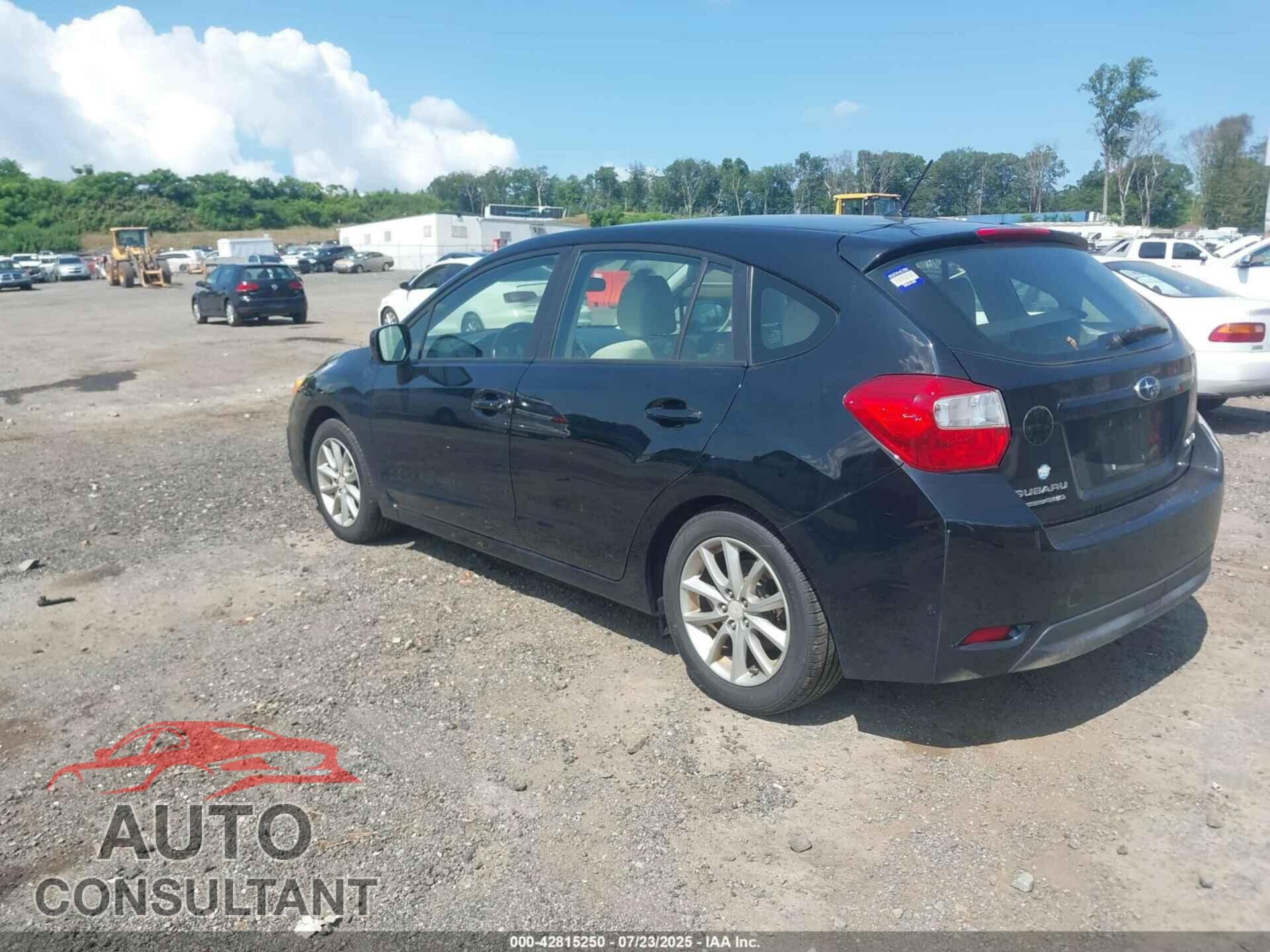 SUBARU IMPREZA 2012 - JF1GPAC66CH226572