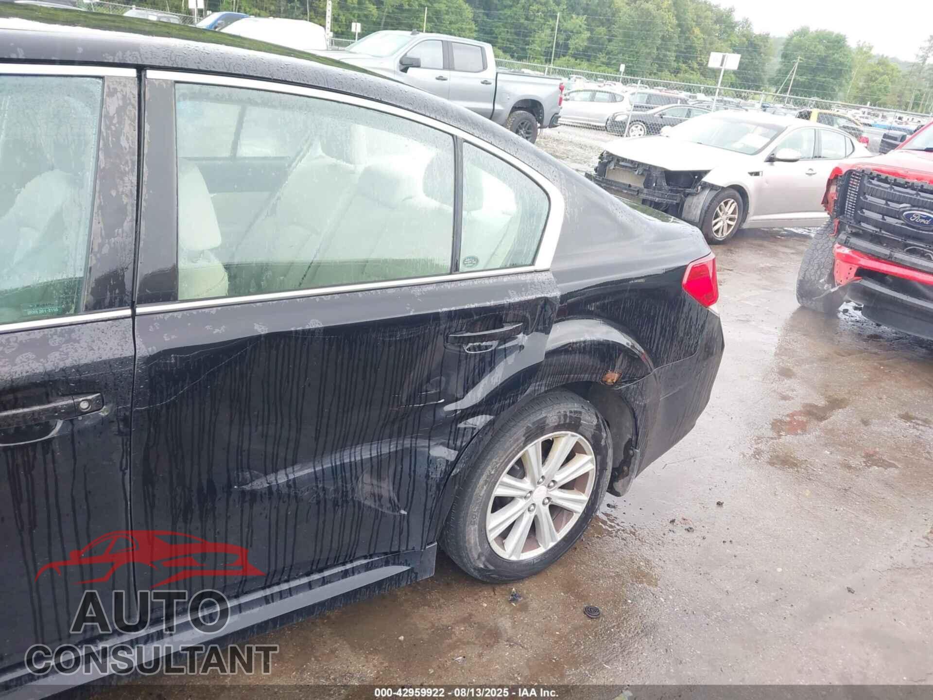 SUBARU LEGACY 2012 - 4S3BMBC65C3007974