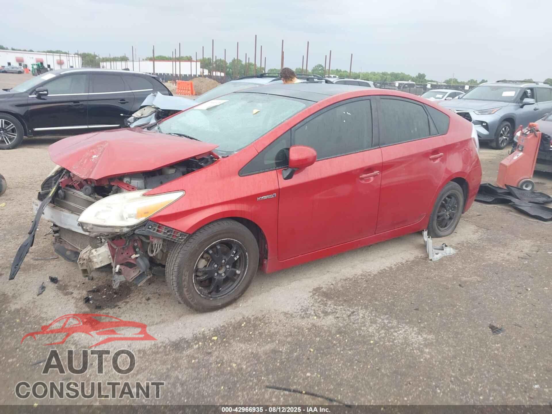 TOYOTA PRIUS 2012 - JTDKN3DU8C1498505