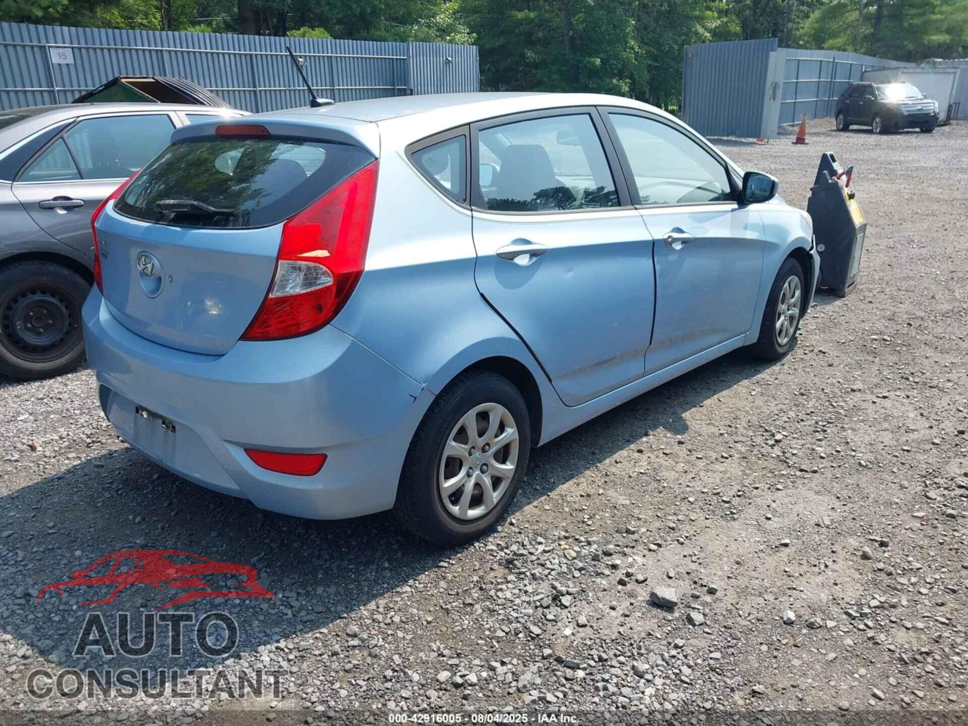 HYUNDAI ACCENT 2012 - KMHCT5AE0CU052829