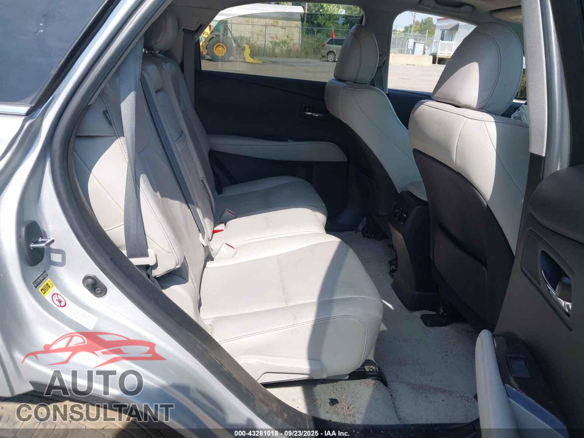LEXUS RX 350 2013 - 2T2BK1BA6DC182244
