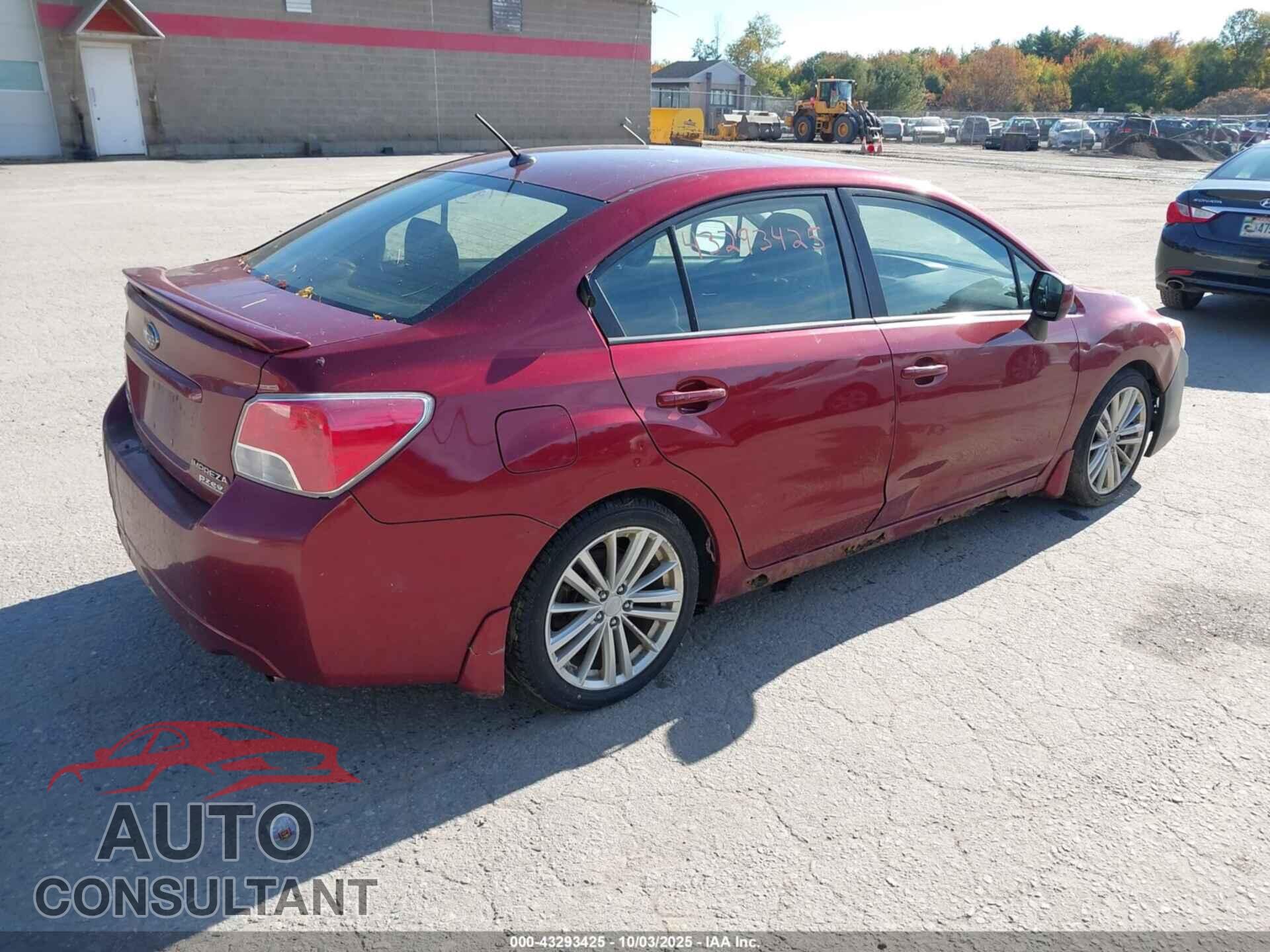 SUBARU IMPREZA 2012 - JF1GJAD65CH008476