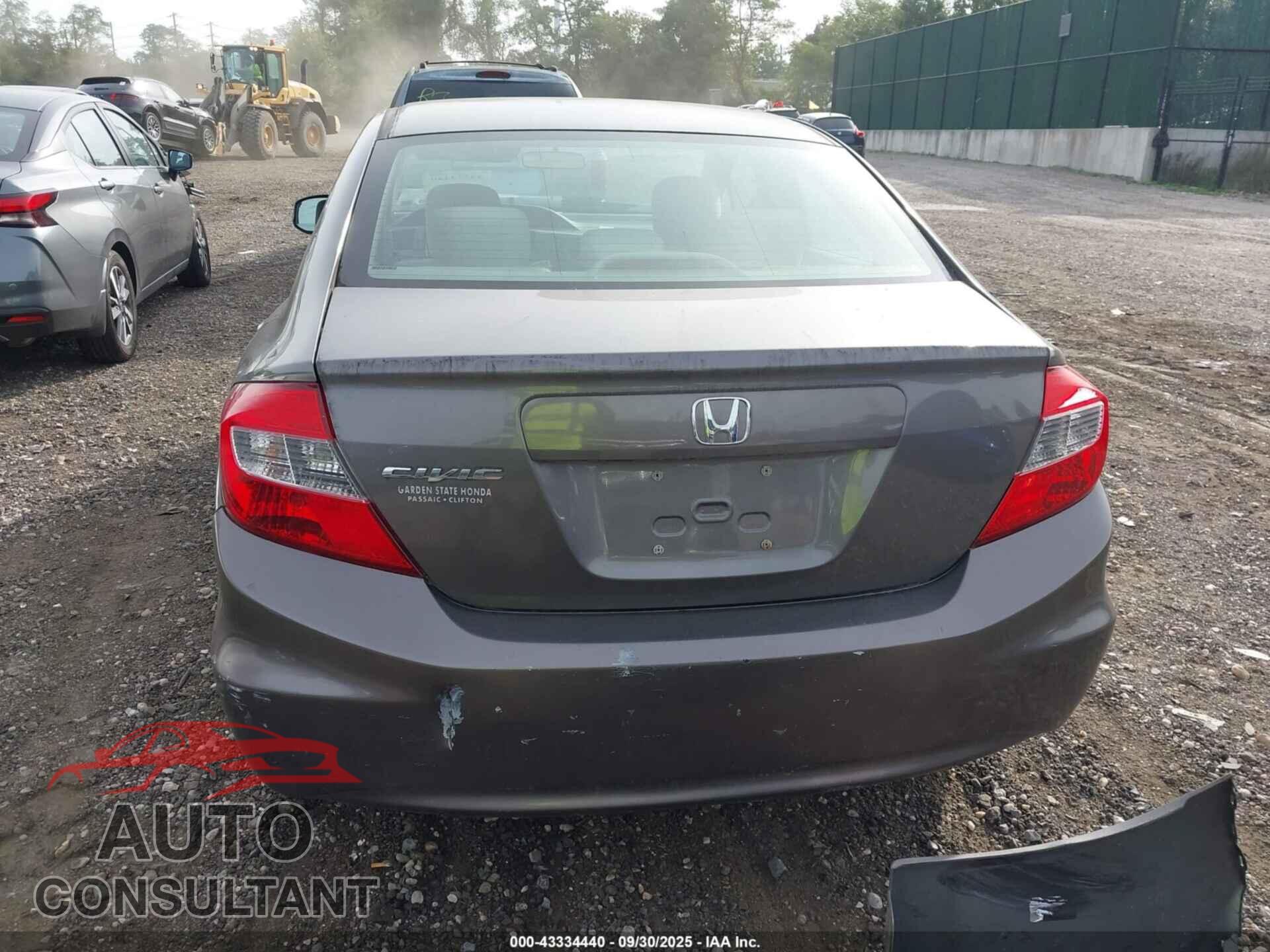 HONDA CIVIC 2012 - 19XFB2F5XCE383783