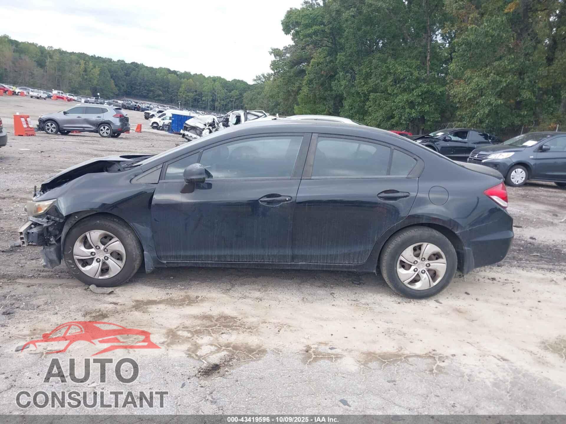 HONDA CIVIC 2013 - 2HGFB2F53DH301951