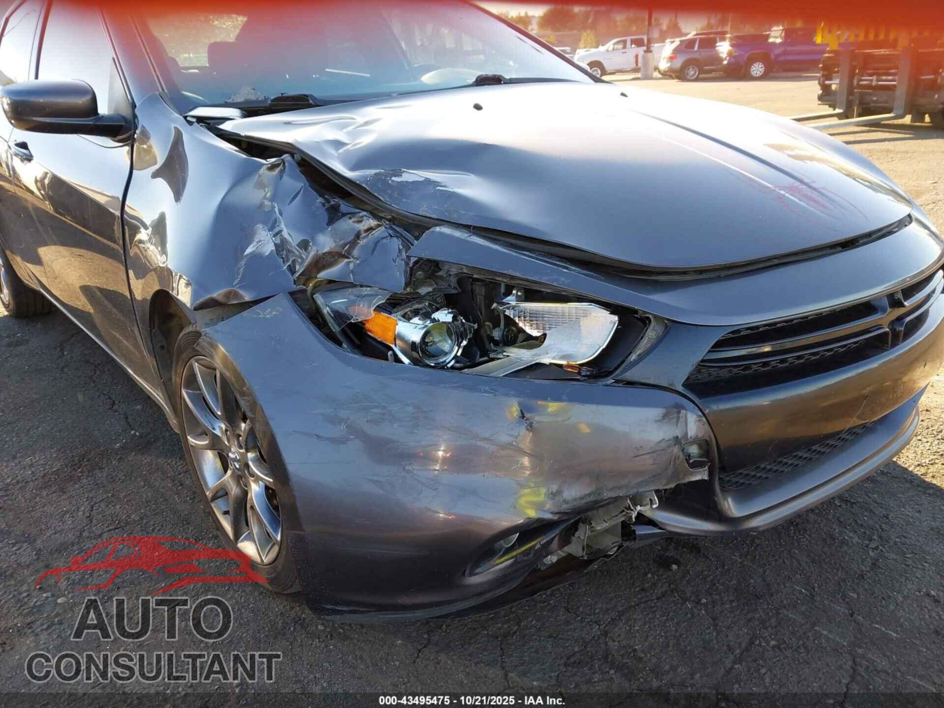 DODGE DART 2015 - 1C3CDFBB4FD213493