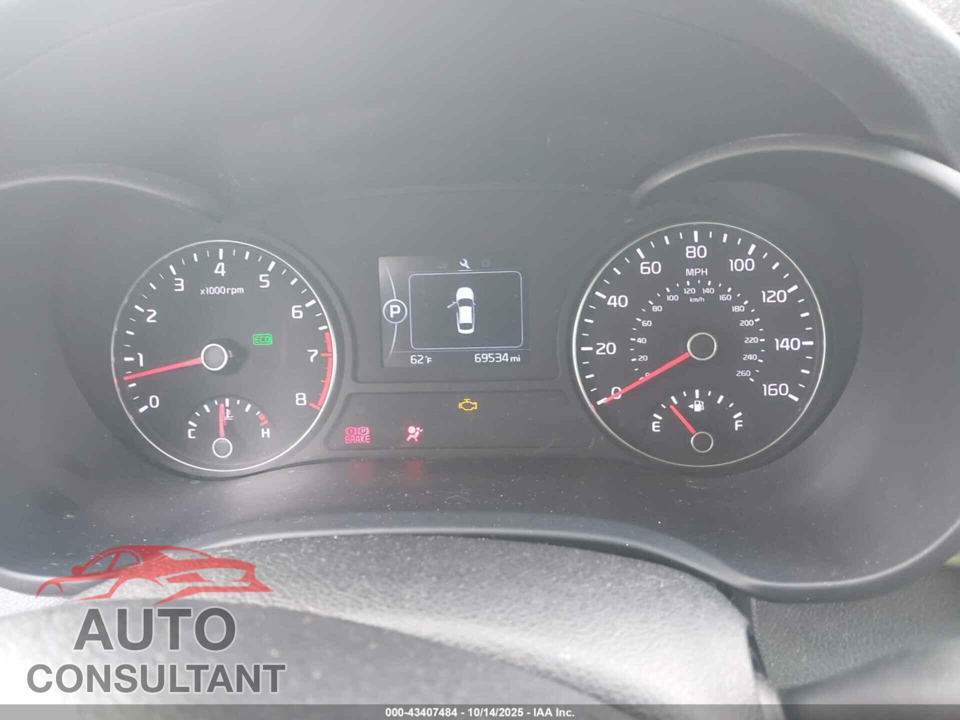 KIA OPTIMA 2016 - KNAGT4L30G5109152