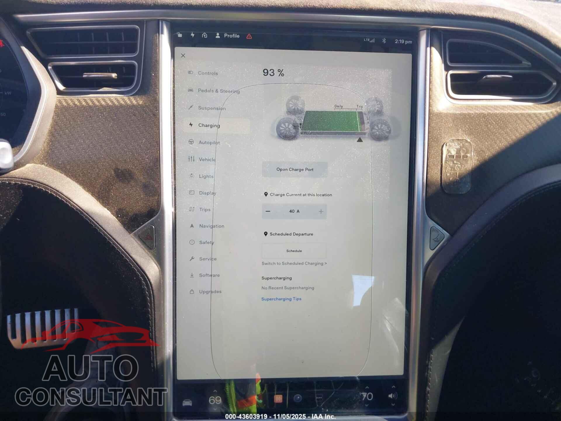 TESLA MODEL S 2015 - 5YJSA1V42FF099387