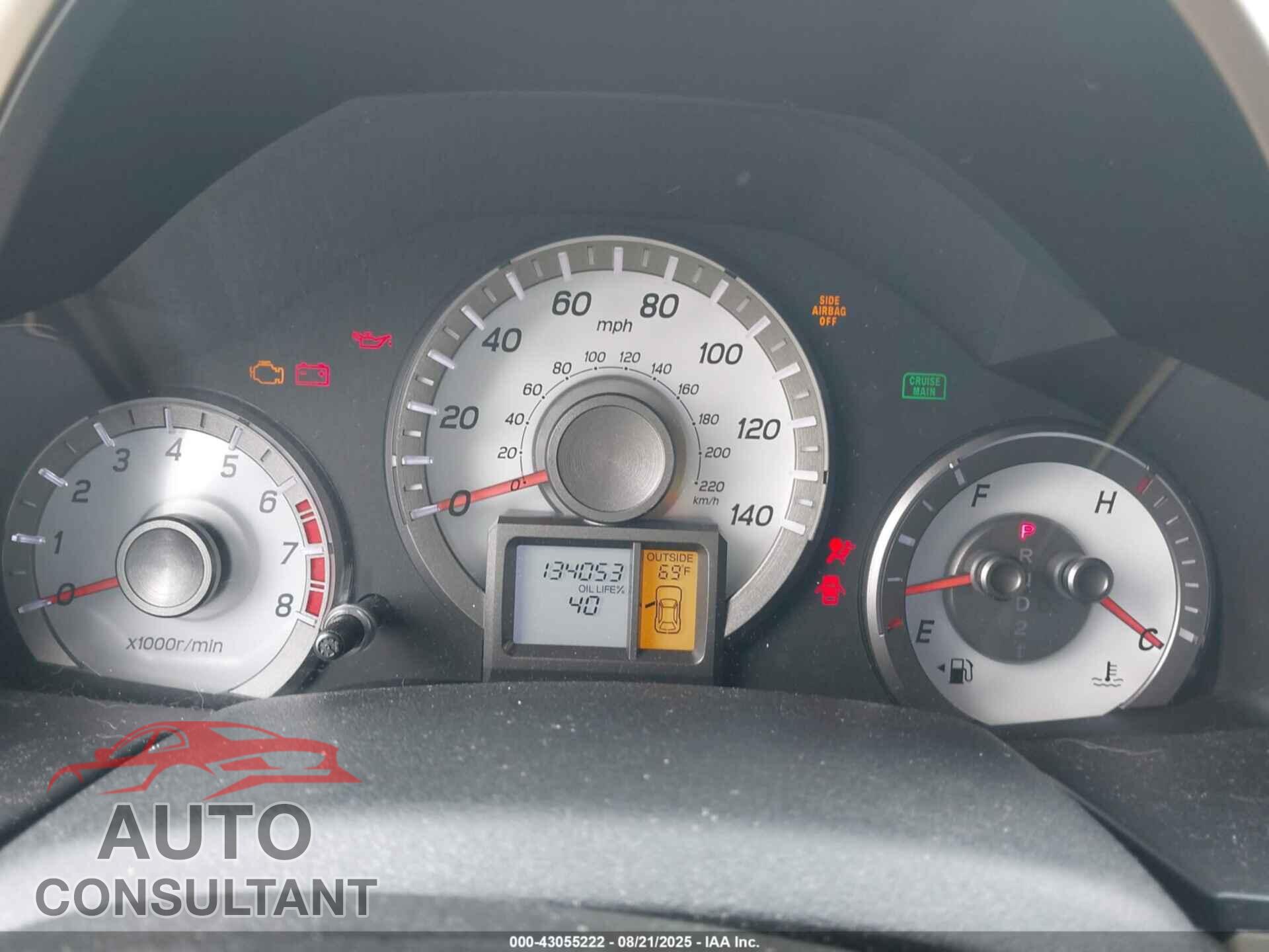 HONDA PILOT 2012 - 5FNYF4H70CB015582