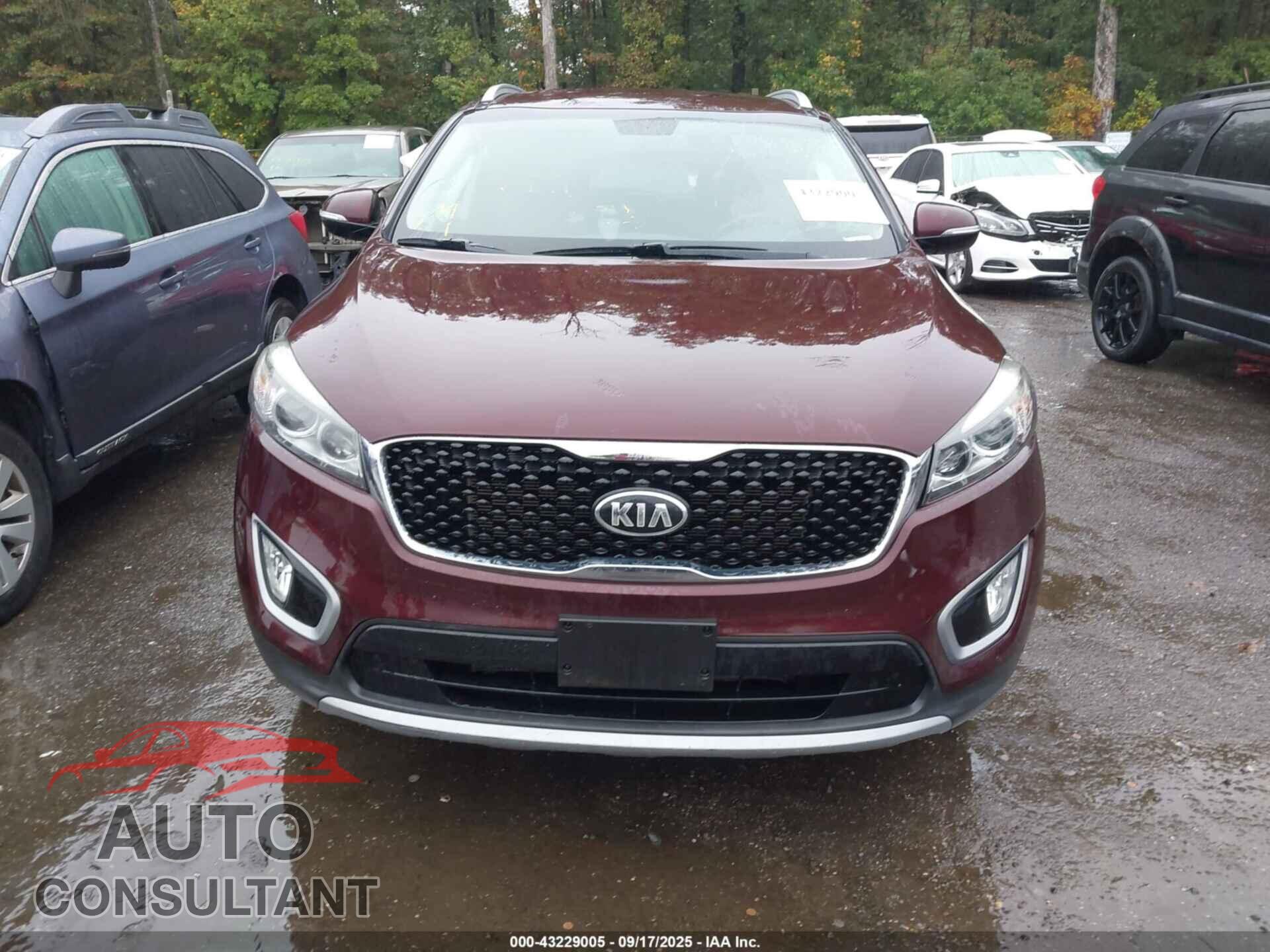 KIA SORENTO 2017 - 5XYPHDA58HG282953