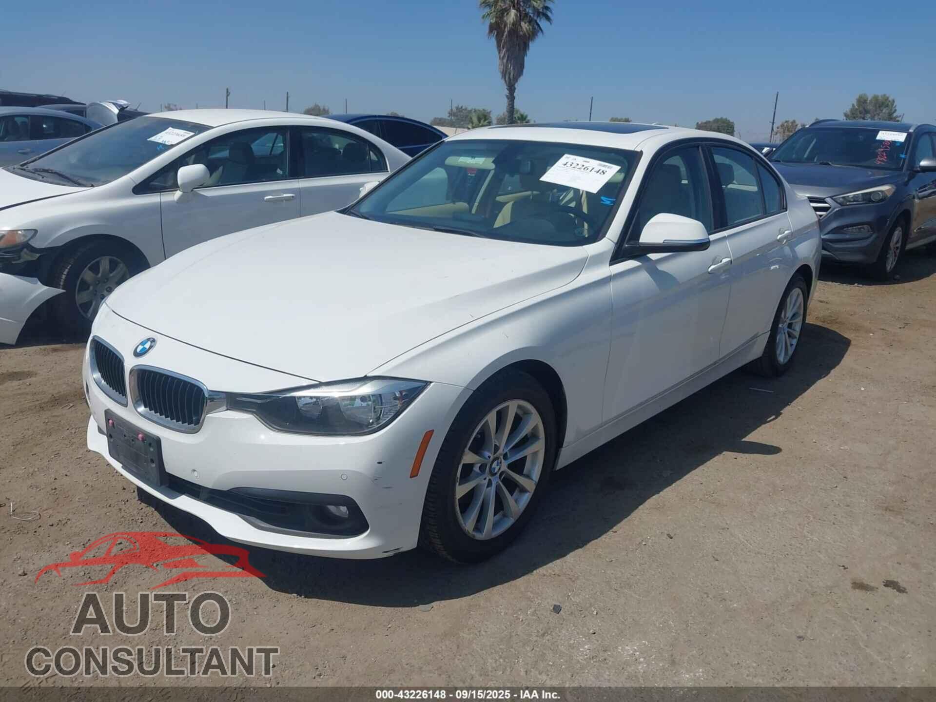 BMW 320I 2016 - WBA8E1G59GNT99609