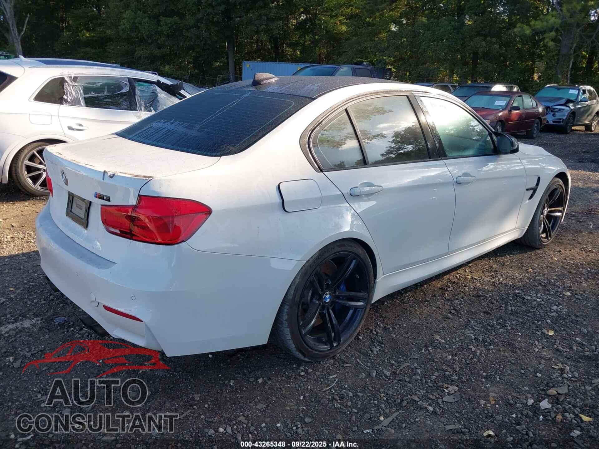 BMW M3 2017 - WBS8M9C38H5G85599