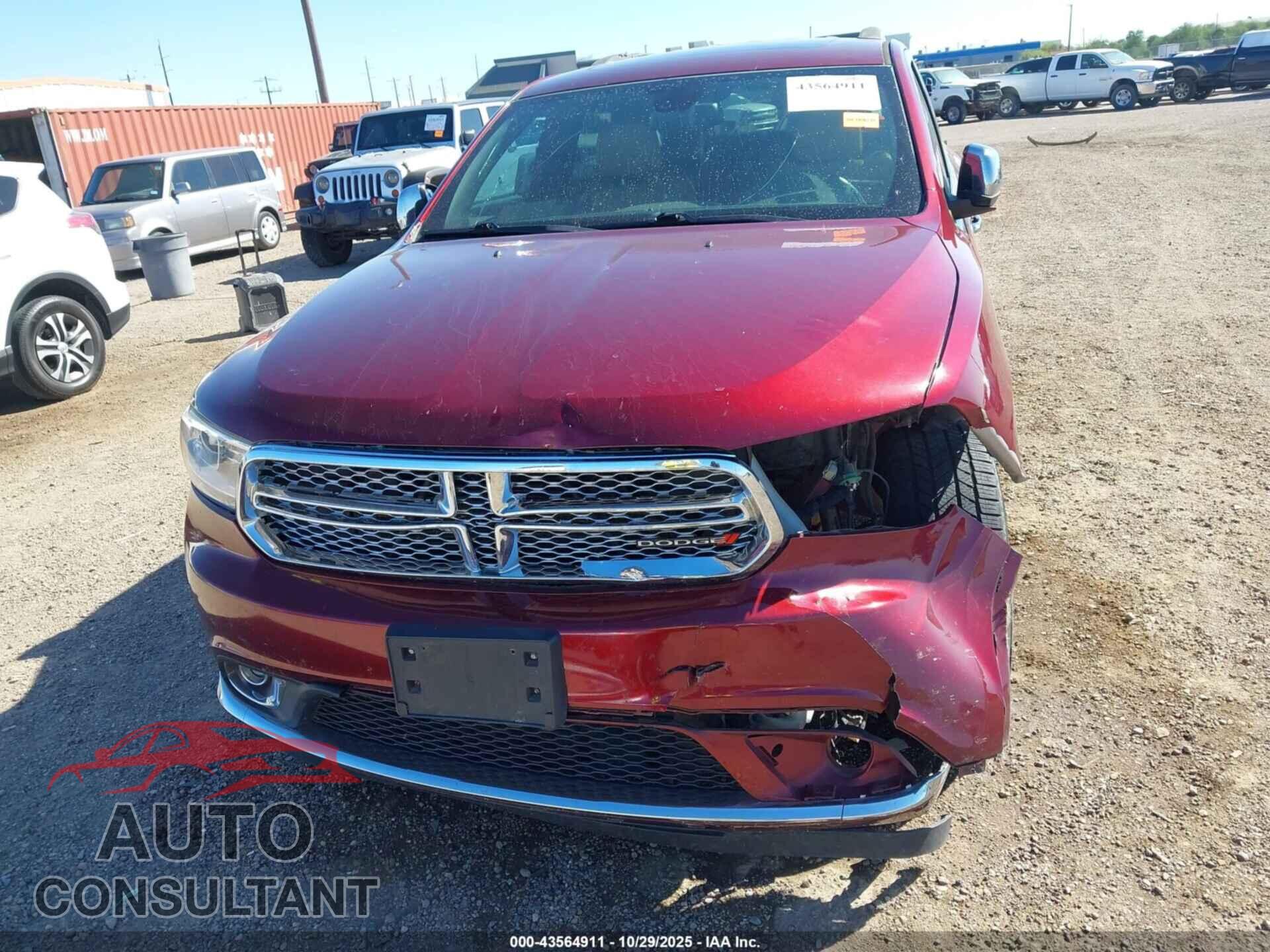 DODGE DURANGO 2016 - 1C4RDHEG7GC483737