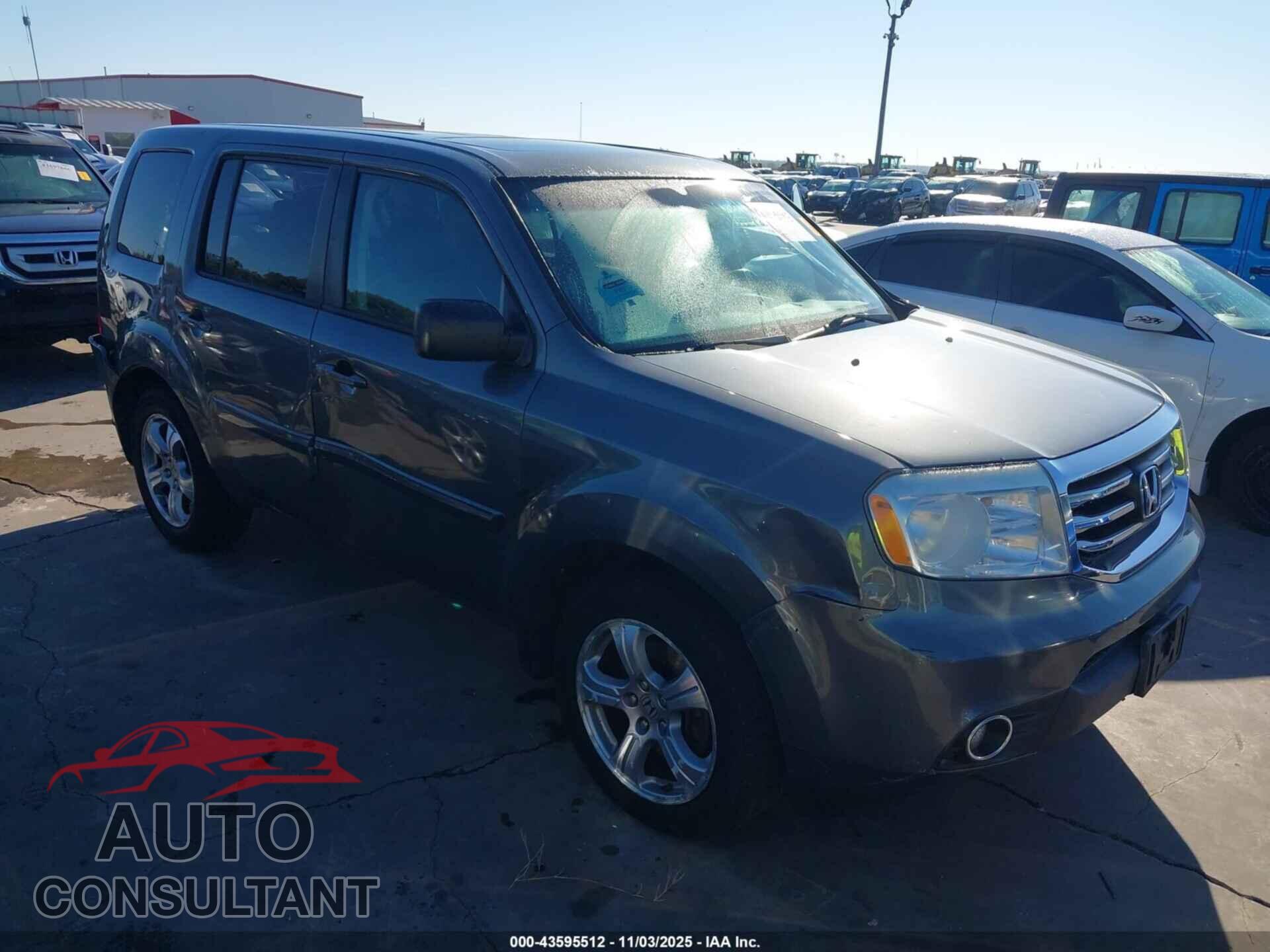 HONDA PILOT 2012 - 5FNYF4H57CB061425