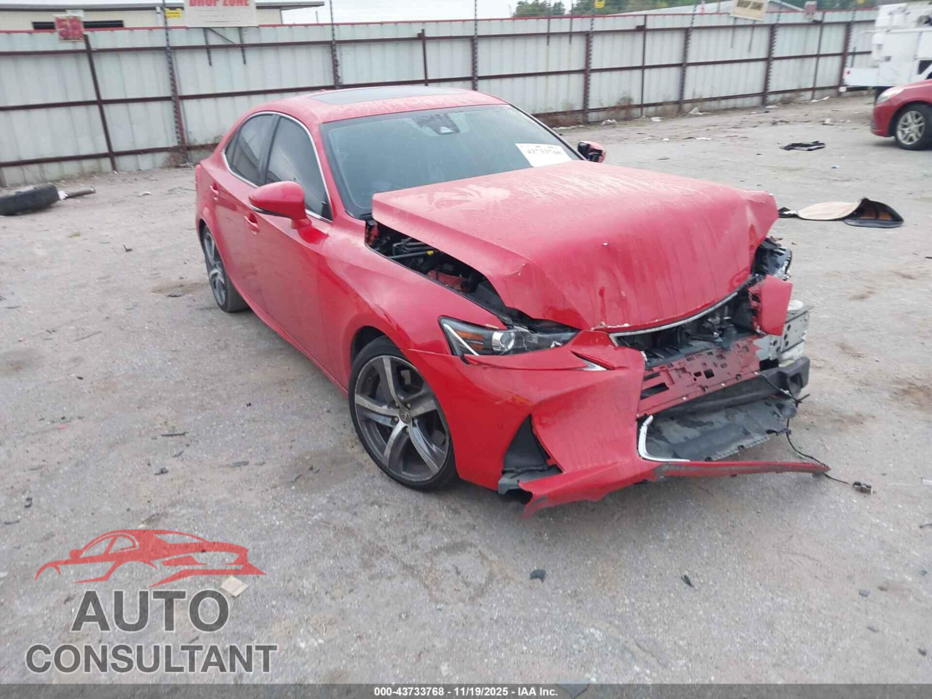 LEXUS IS 300 2019 - JTHBA1D26K5092484