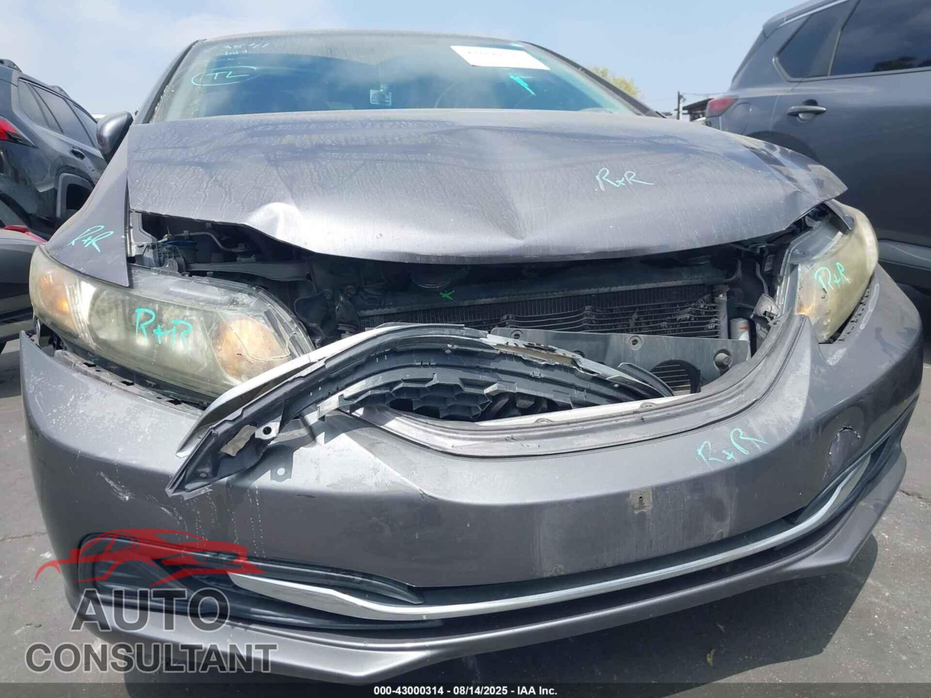 HONDA CIVIC 2014 - 19XFB2F51EE202850