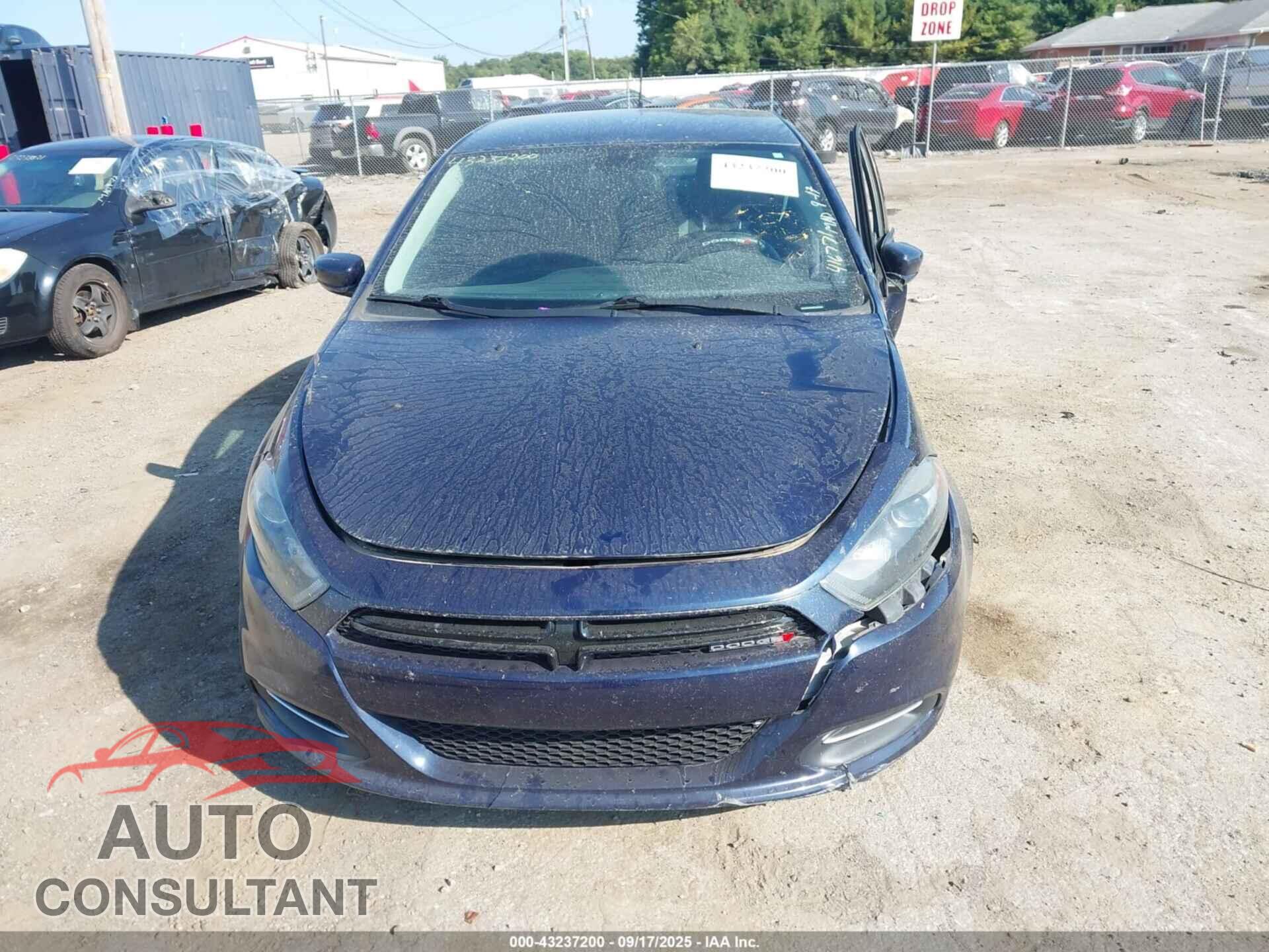 DODGE DART 2015 - 1C3CDFBB8FD174648