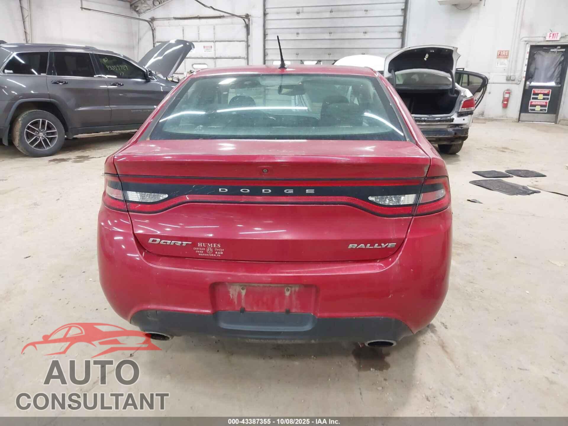 DODGE DART 2013 - 1C3CDFBA0DD297414