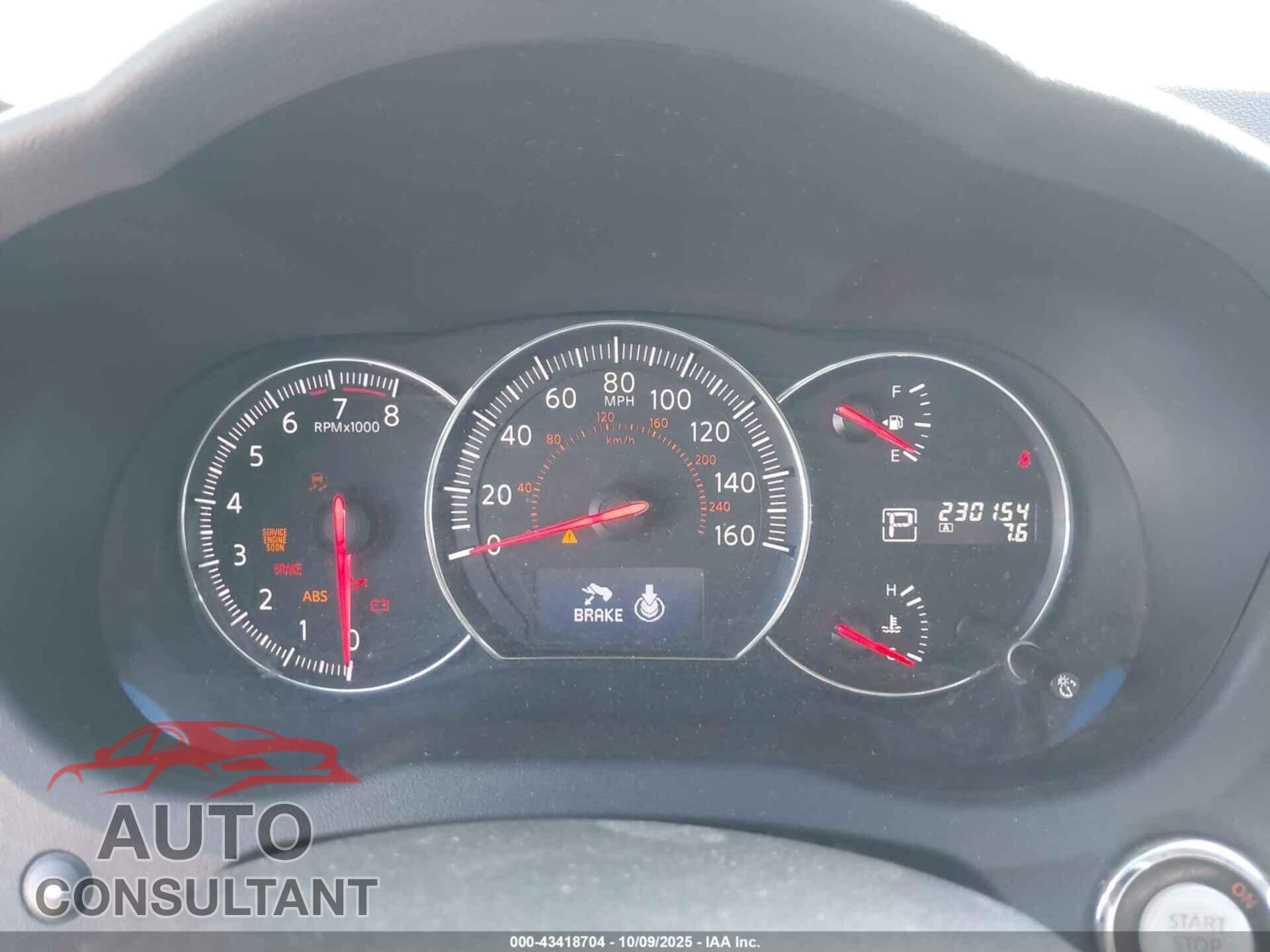 NISSAN MAXIMA 2012 - 1N4AA5AP6CC823020