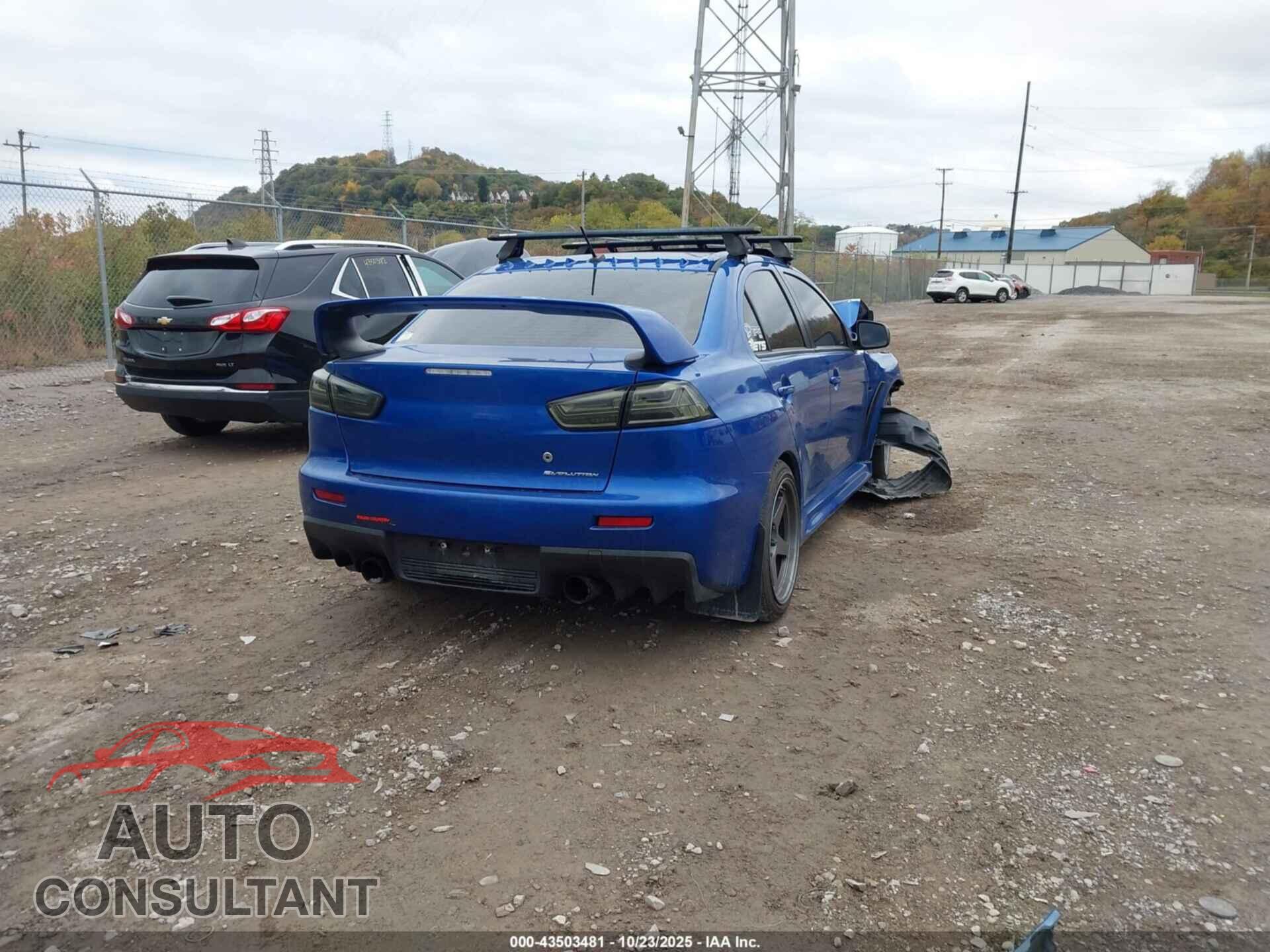 MITSUBISHI LANCER EVOLUTION 2012 - JA32W8FV6CU028552