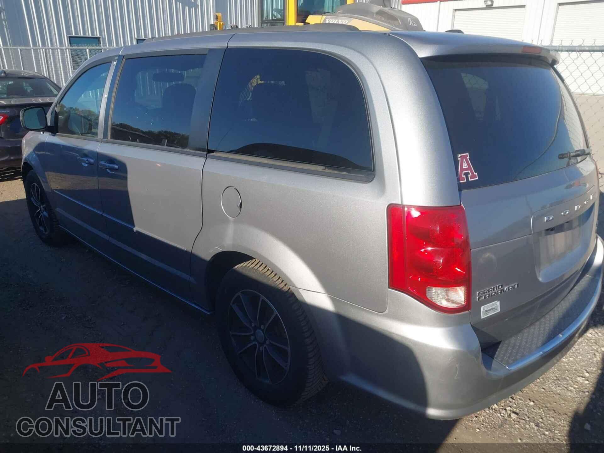 DODGE GRAND CARAVAN 2017 - 2C4RDGEG9HR769222