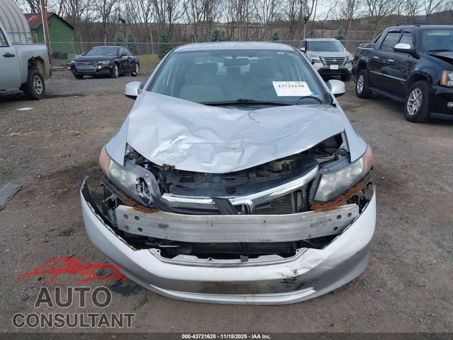 HONDA CIVIC 2012 - 19XFB2F51CE307644