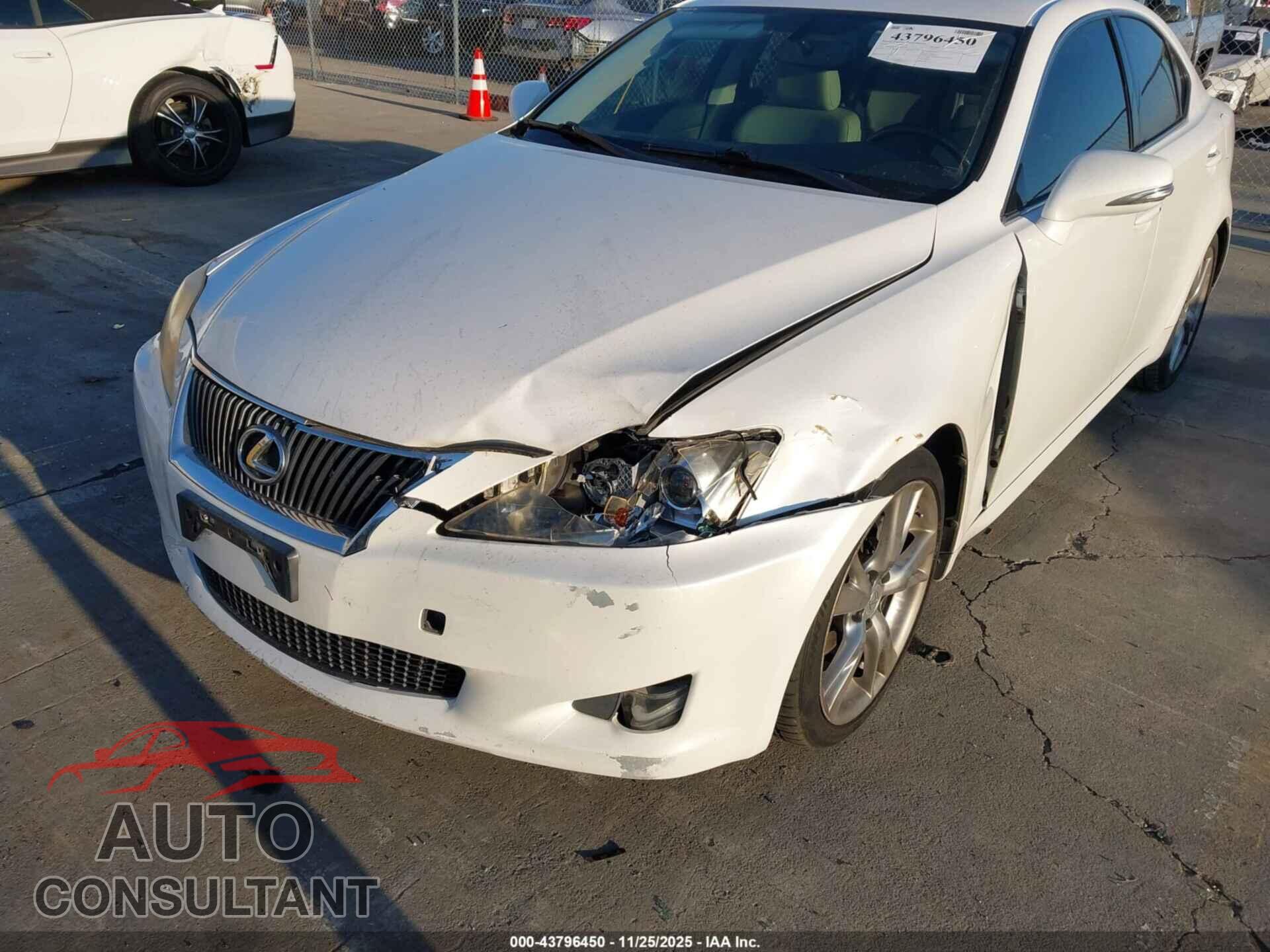 LEXUS IS 250 2010 - JTHBF5C25A2096729